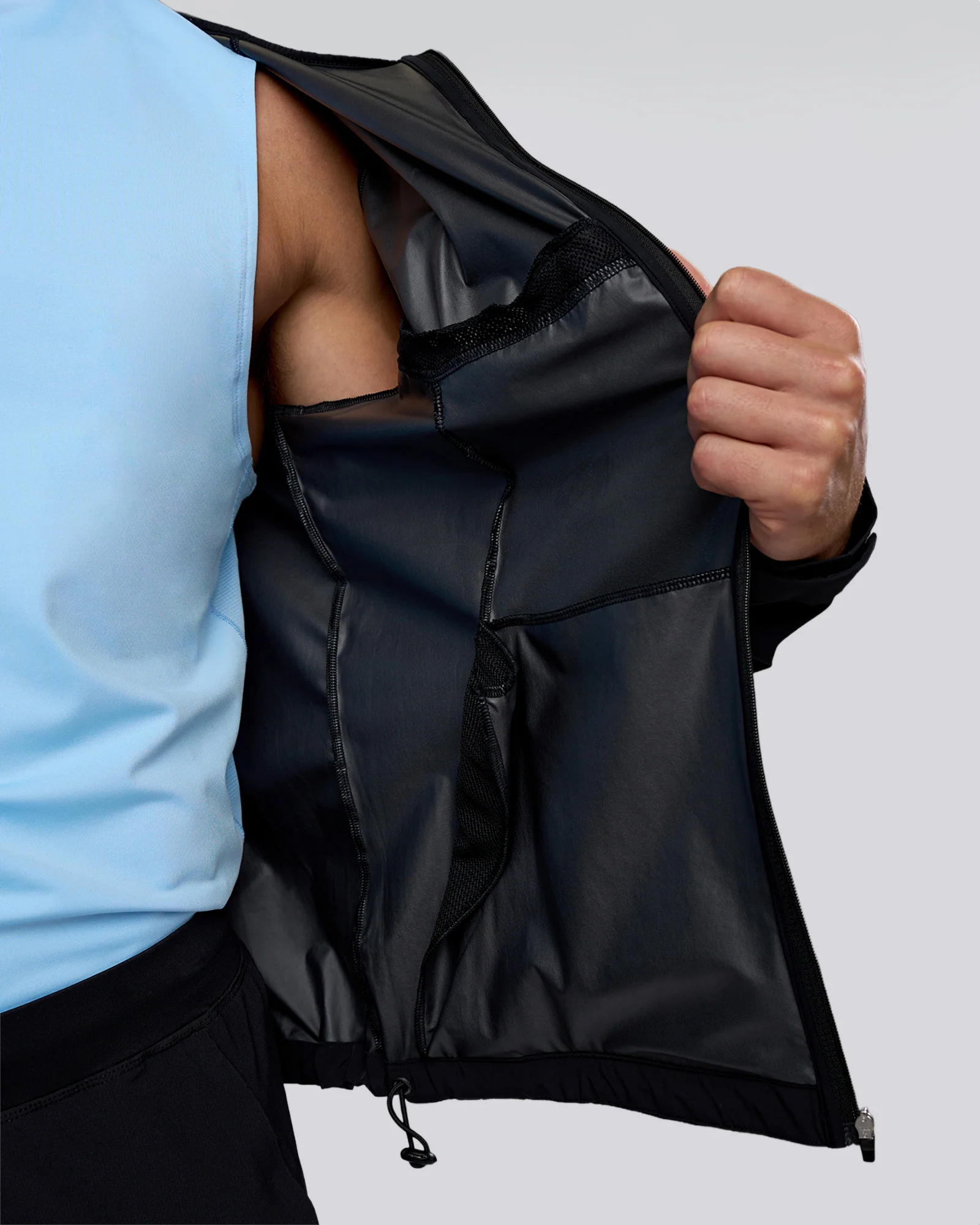 Pace Running Jacket - Black - Image 3
