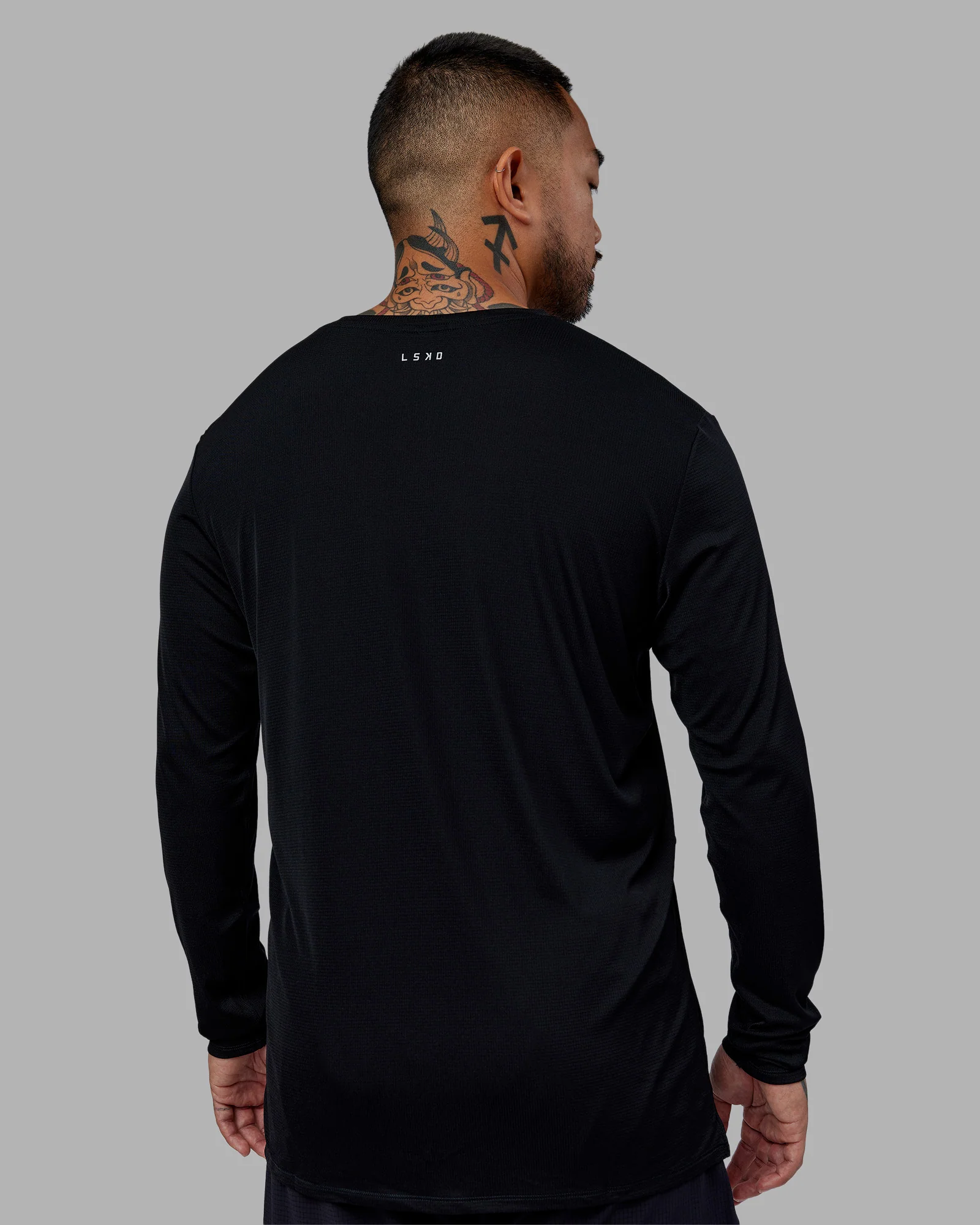 Pace Running Long Sleeve Top - Black - Image 3
