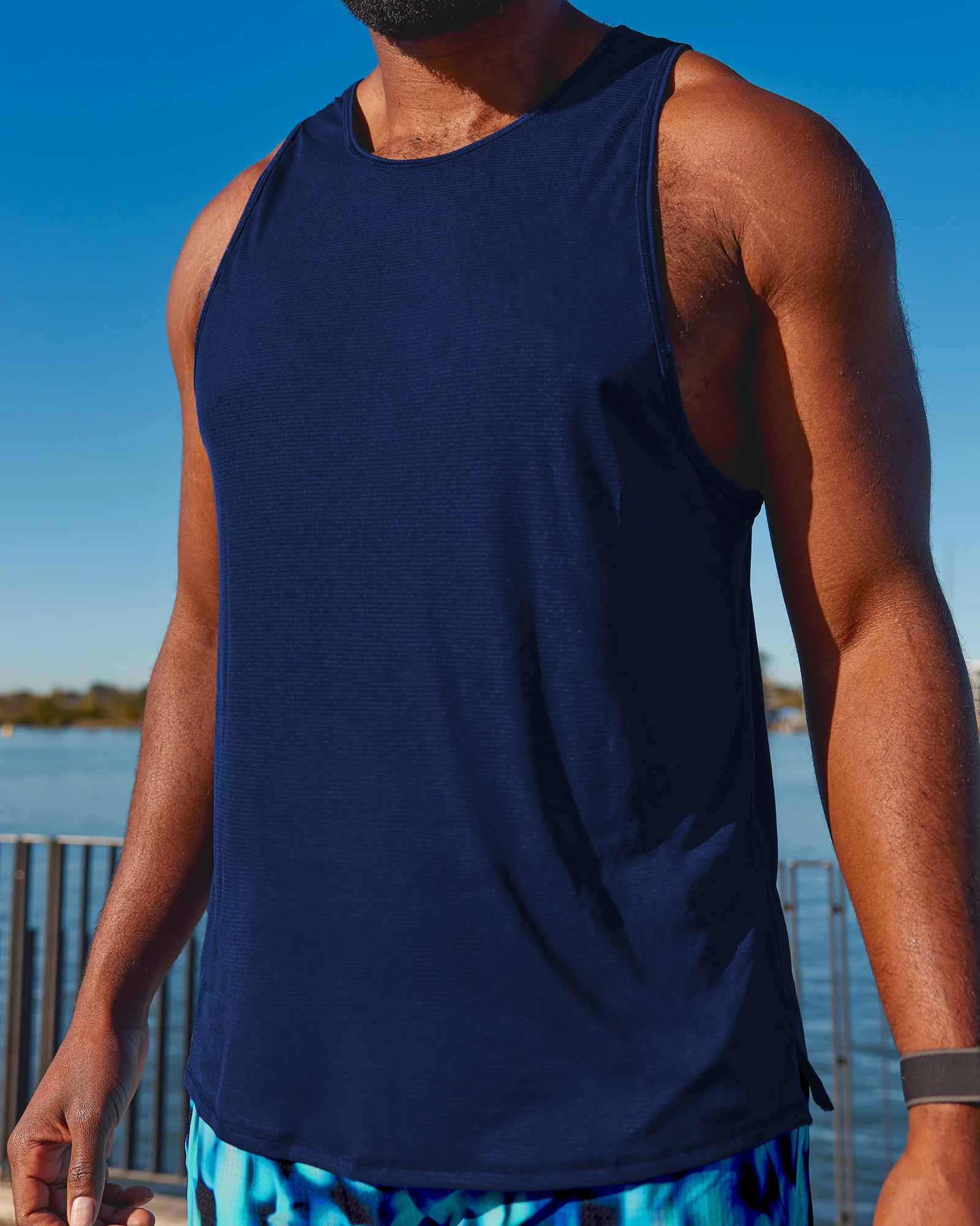 Pace Running Tank - Midnight Blue - Image 3