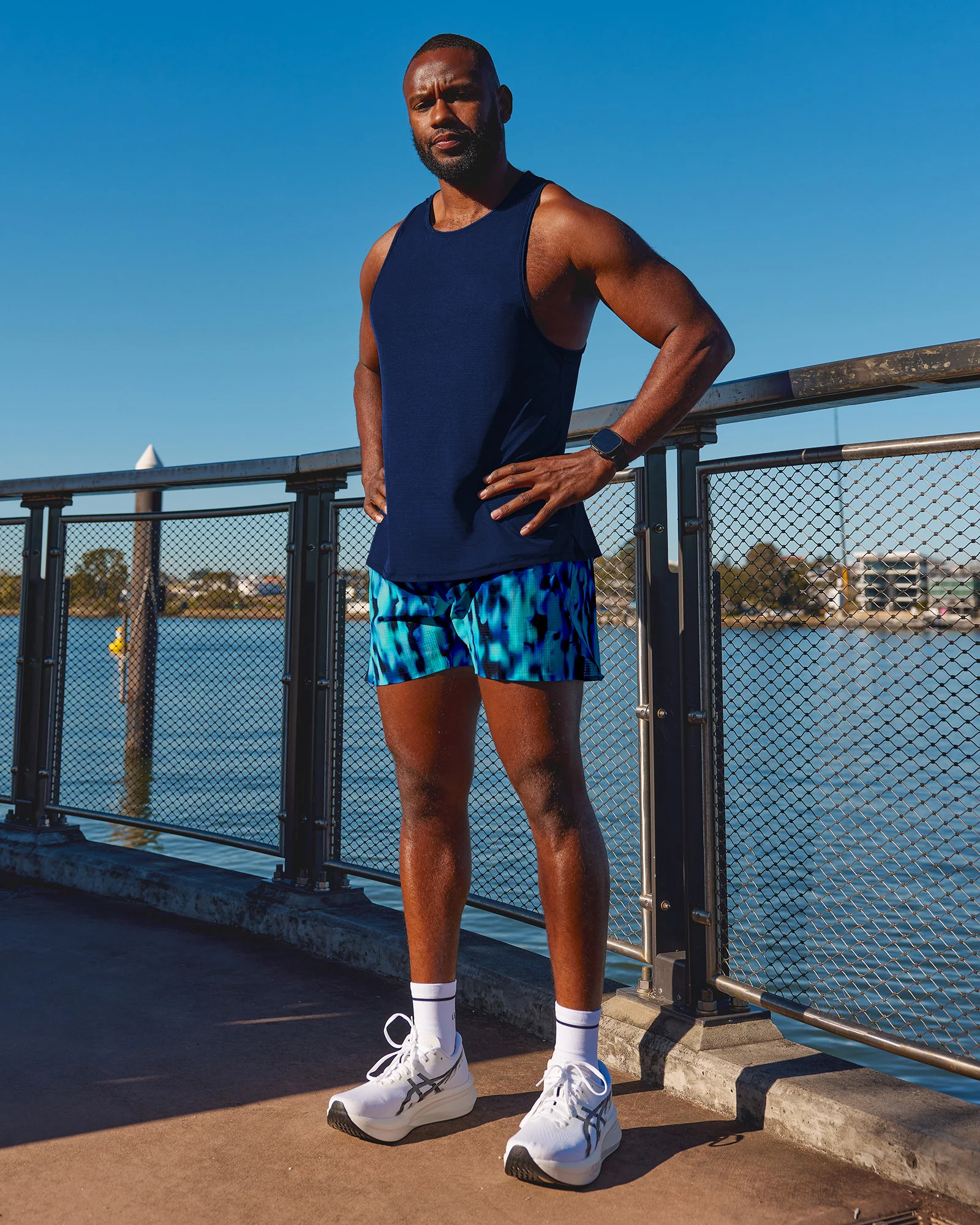 Pace Running Tank - Midnight Blue - Image 6