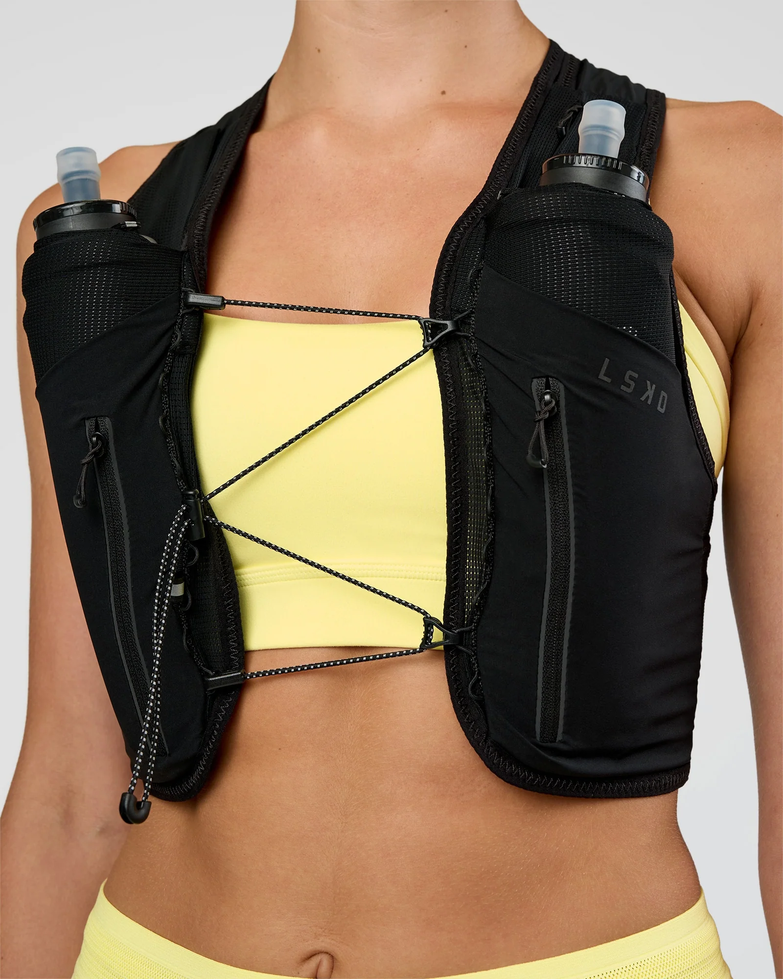 Pace Running Vest - Black-Reflective - Image 12