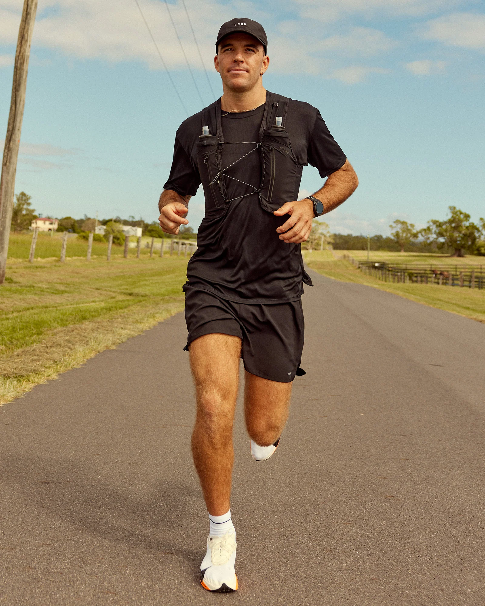 Pace Running Vest - Black-Reflective - Image 7