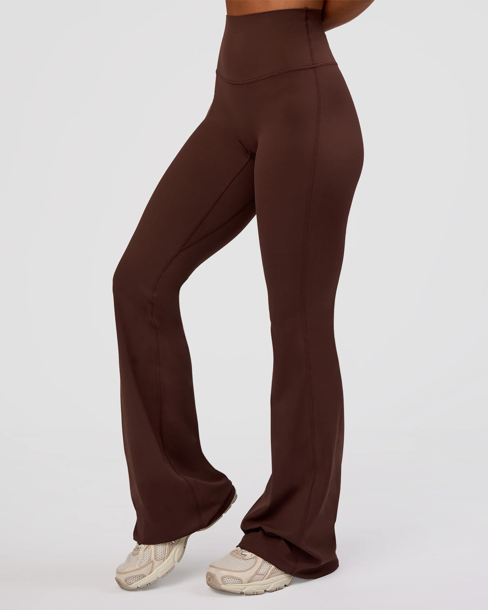 Peaches Elixir High-Rise Flared Pant - Hot Chocolate - Image 9