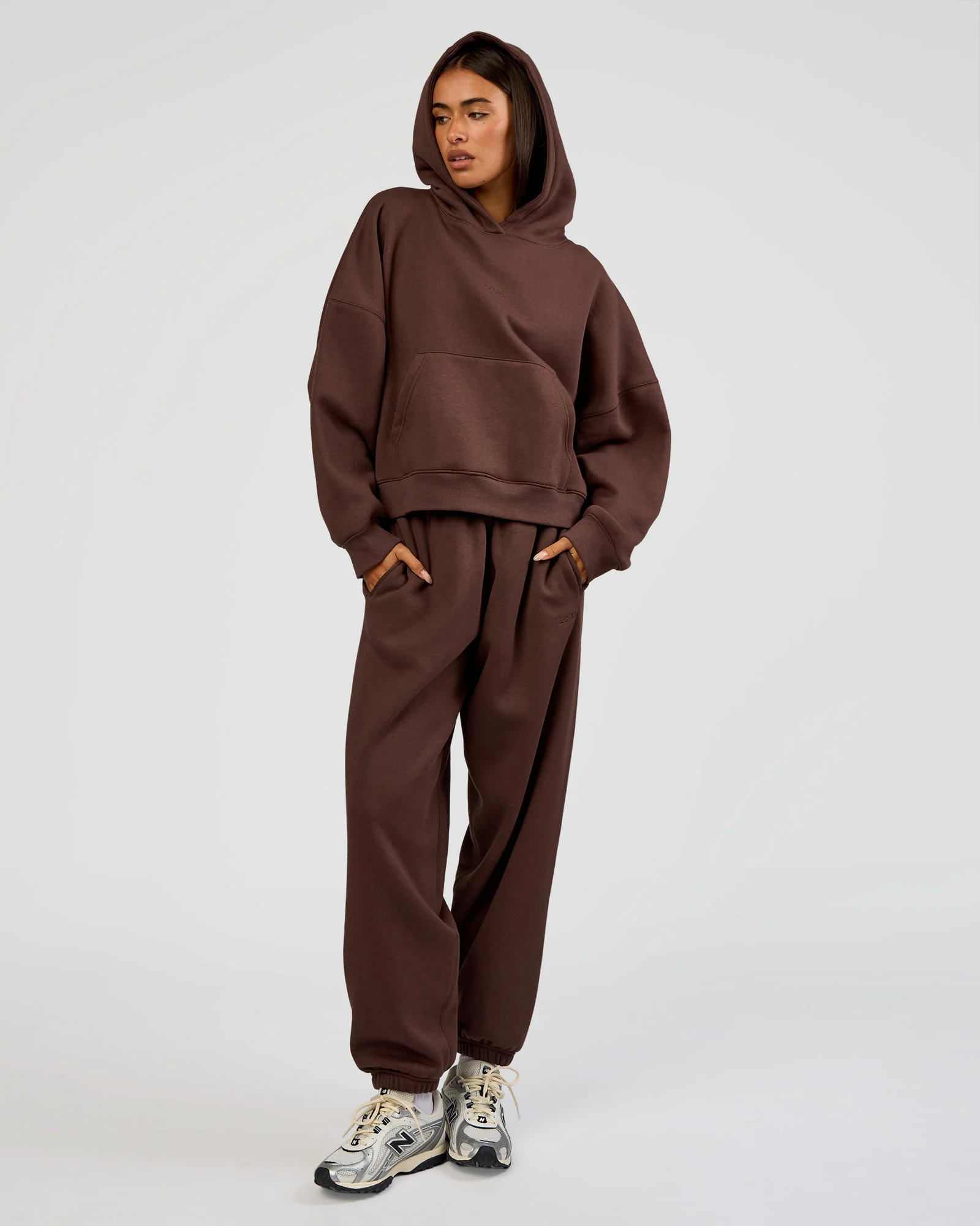 Post Train Hoodie - Hot Chocolate - Image 2