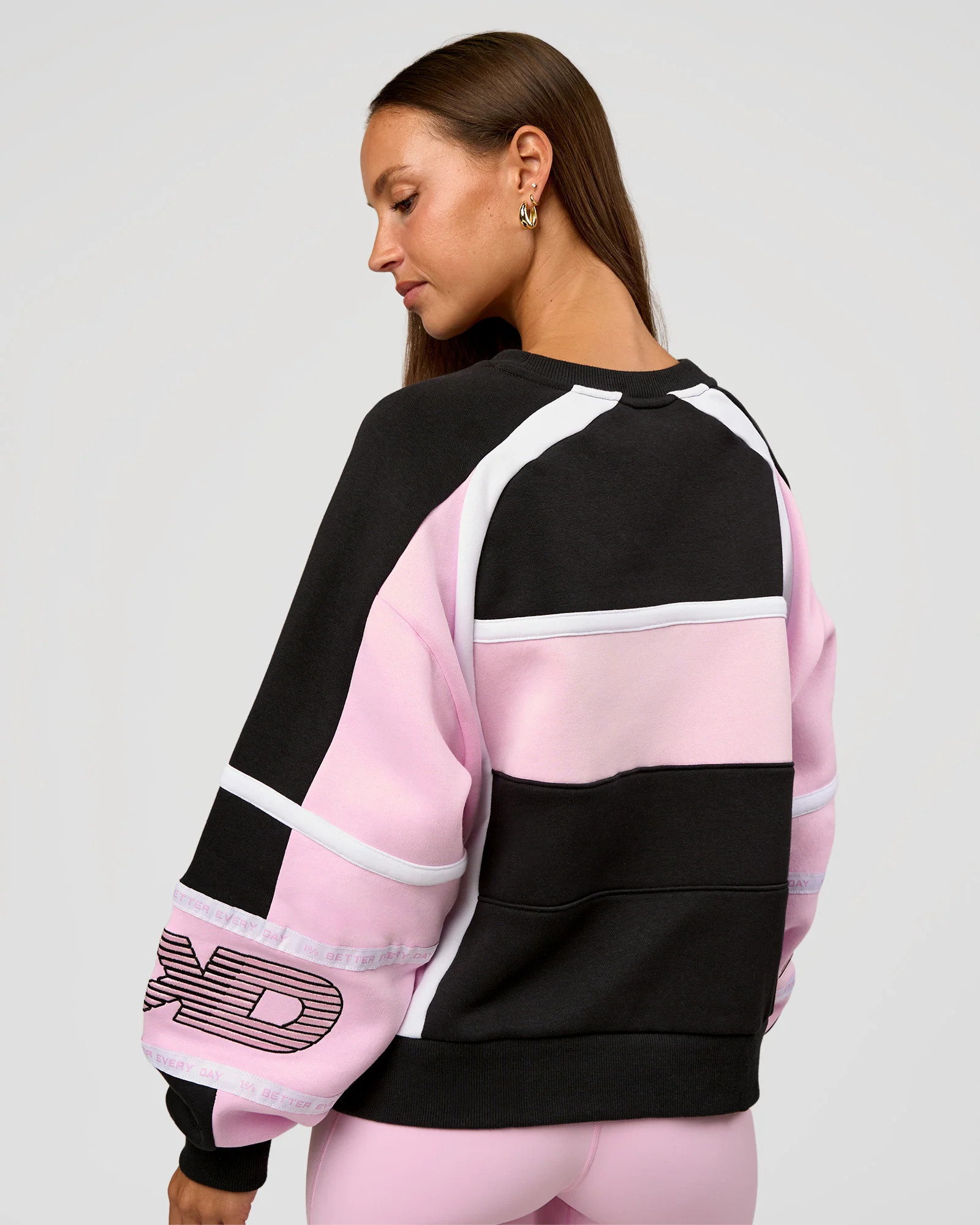 Power Sweater - Caviar-Marshmallow - Image 3