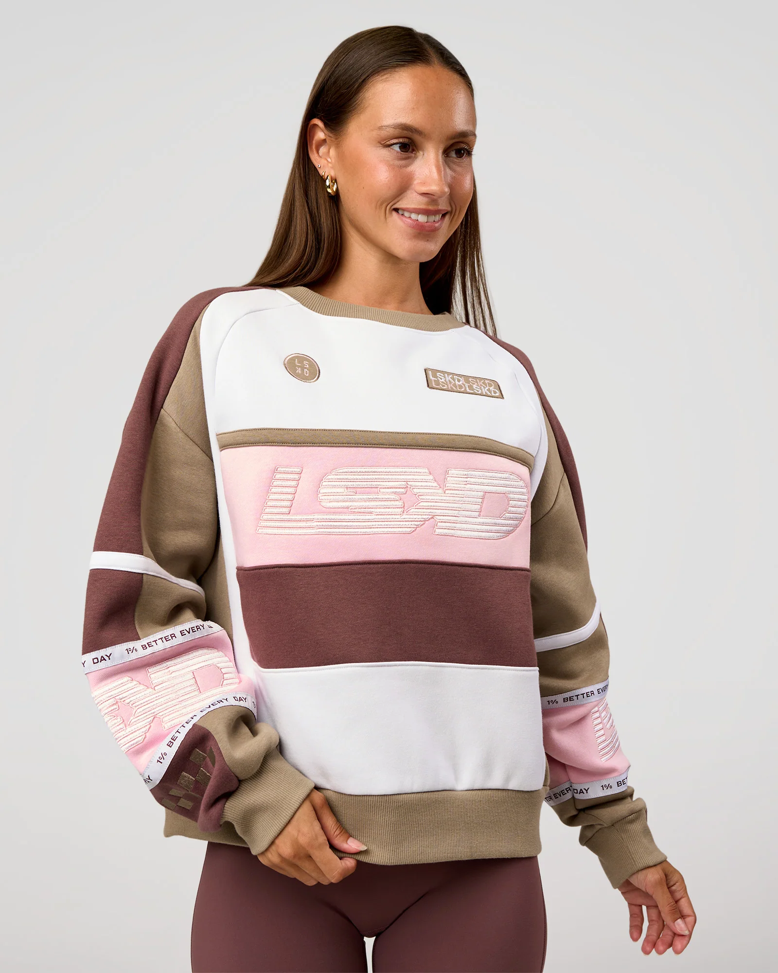 Power Sweater - Cocoa Powder-Marshmallow - Image 3