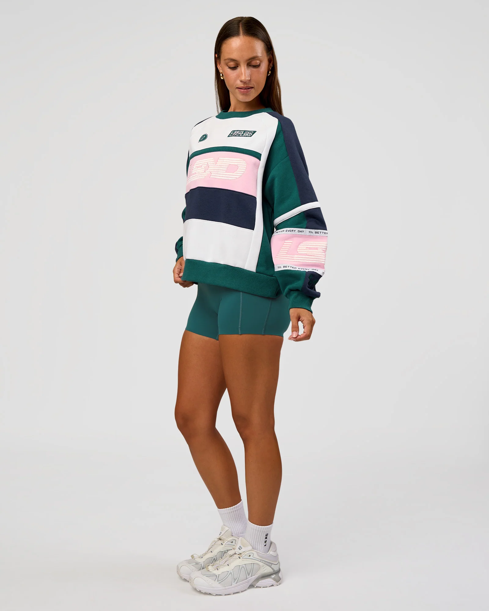 Power Sweater - Future Navy-Teal - Image 4