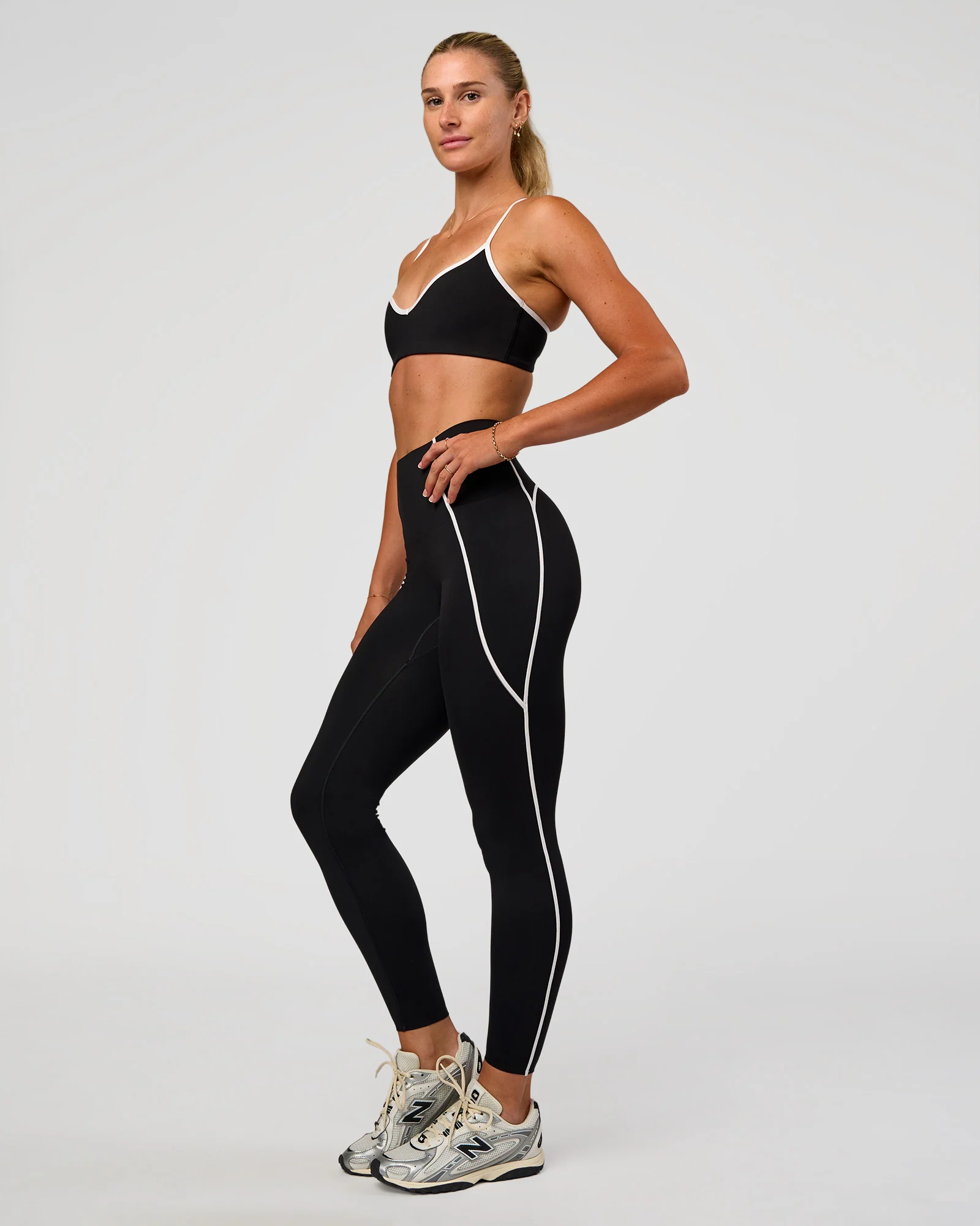 Power Ultra High-Rise Full Length Legging Pockets - Black - Image 8