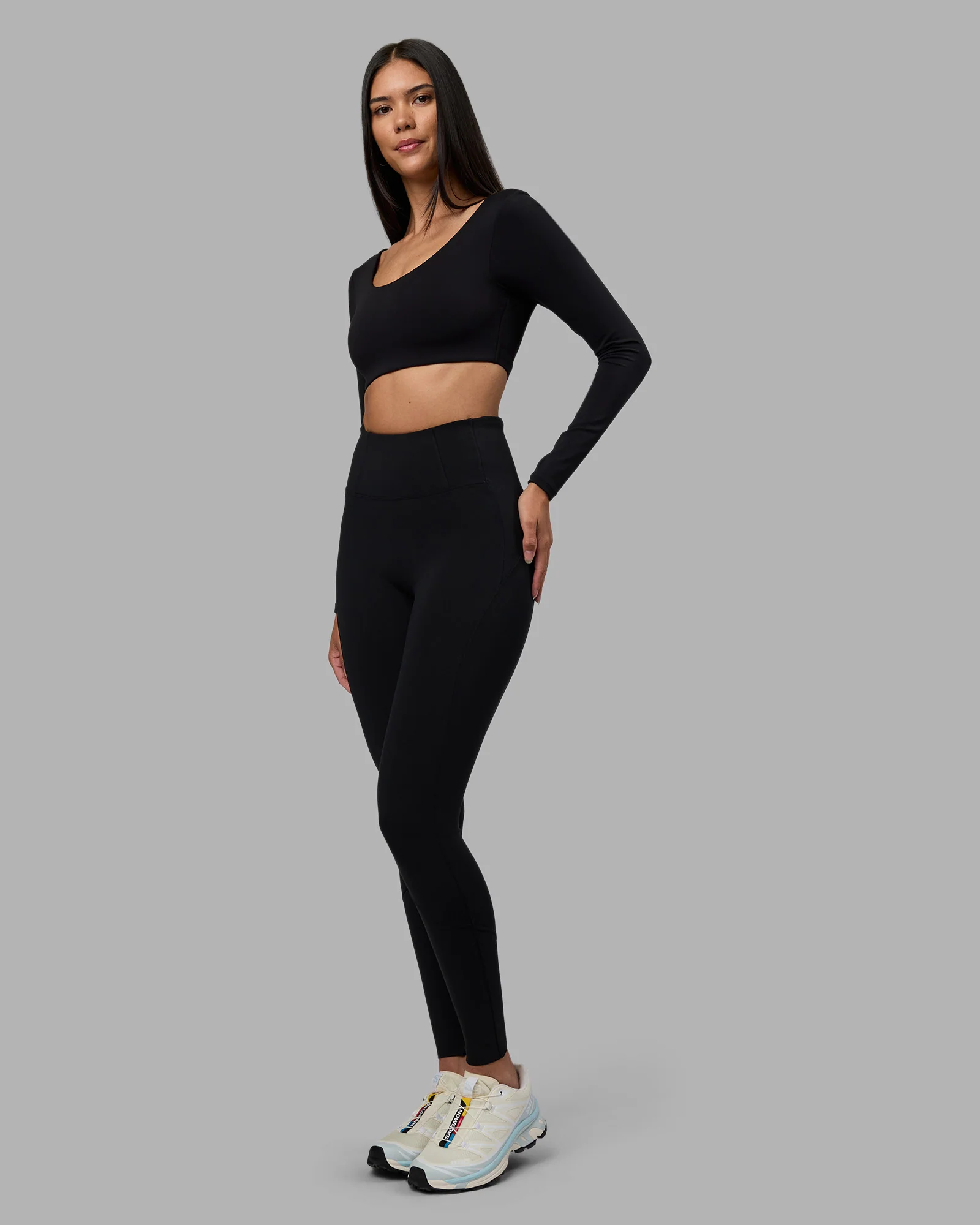 Progression Ultra High-Rise Full Length Legging - Black - Image 8