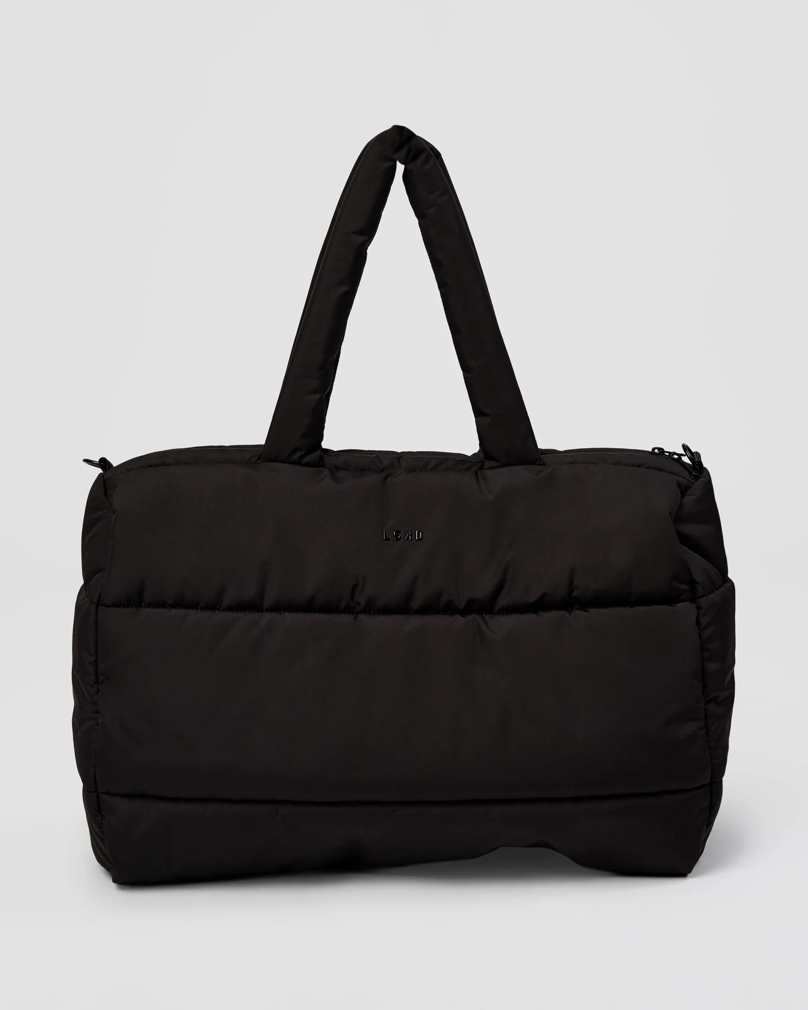 Puffer Duffle Bag - Black - Image 7