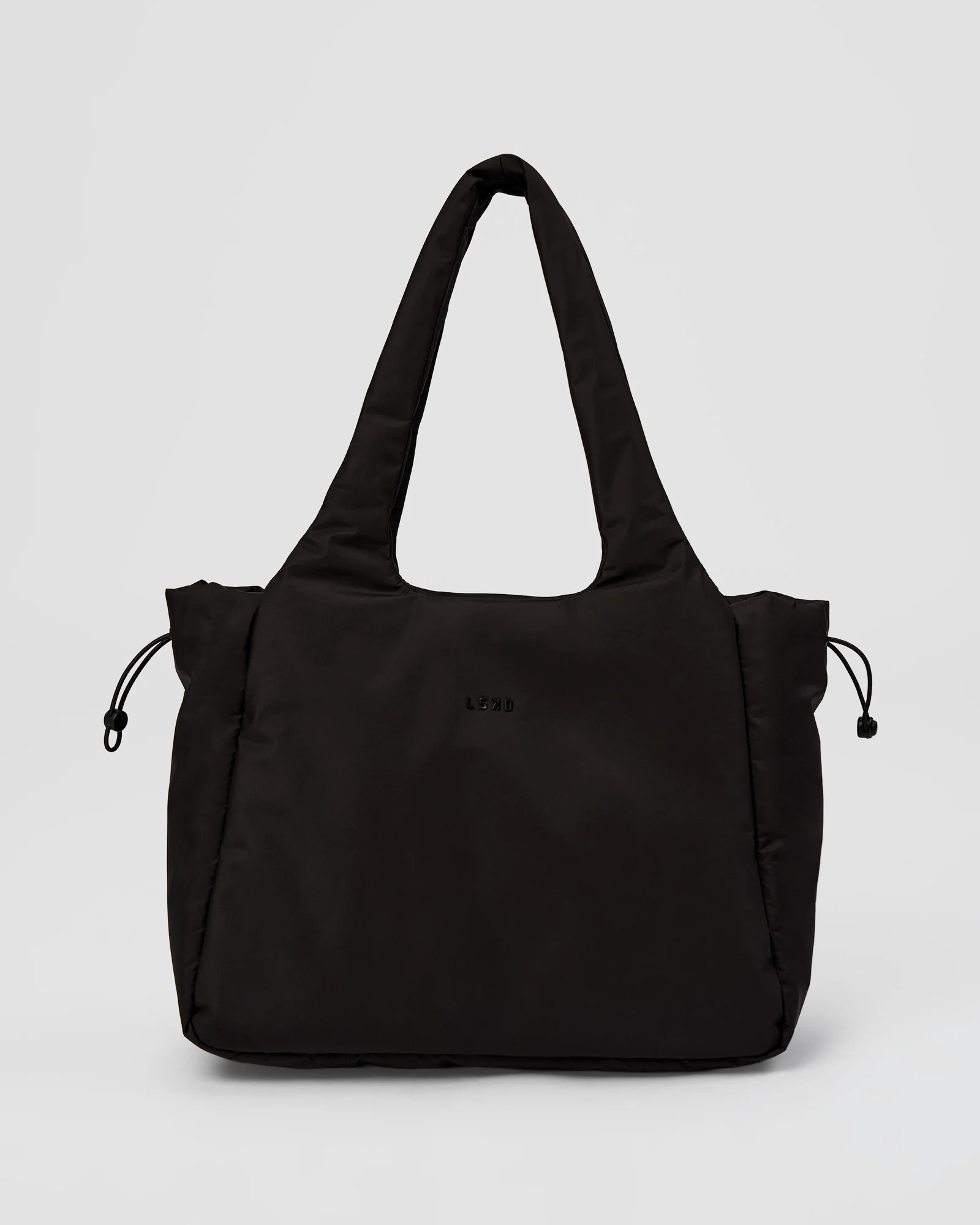 Puffer Tote Bag - Black - Image 5