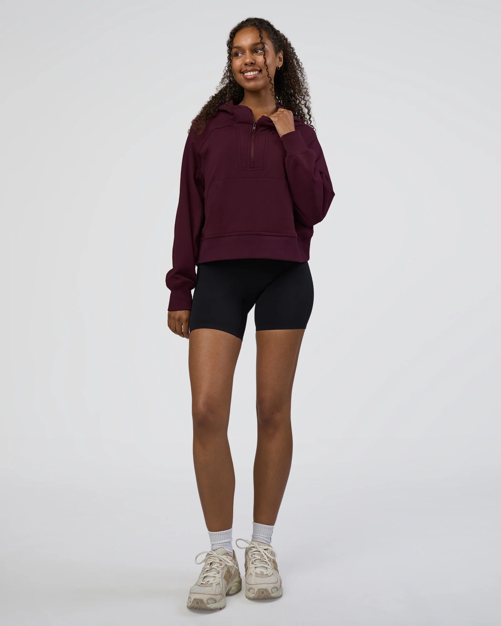 Pursue Mid-Weight Hoodie - Cherry Lacquer - Image 2