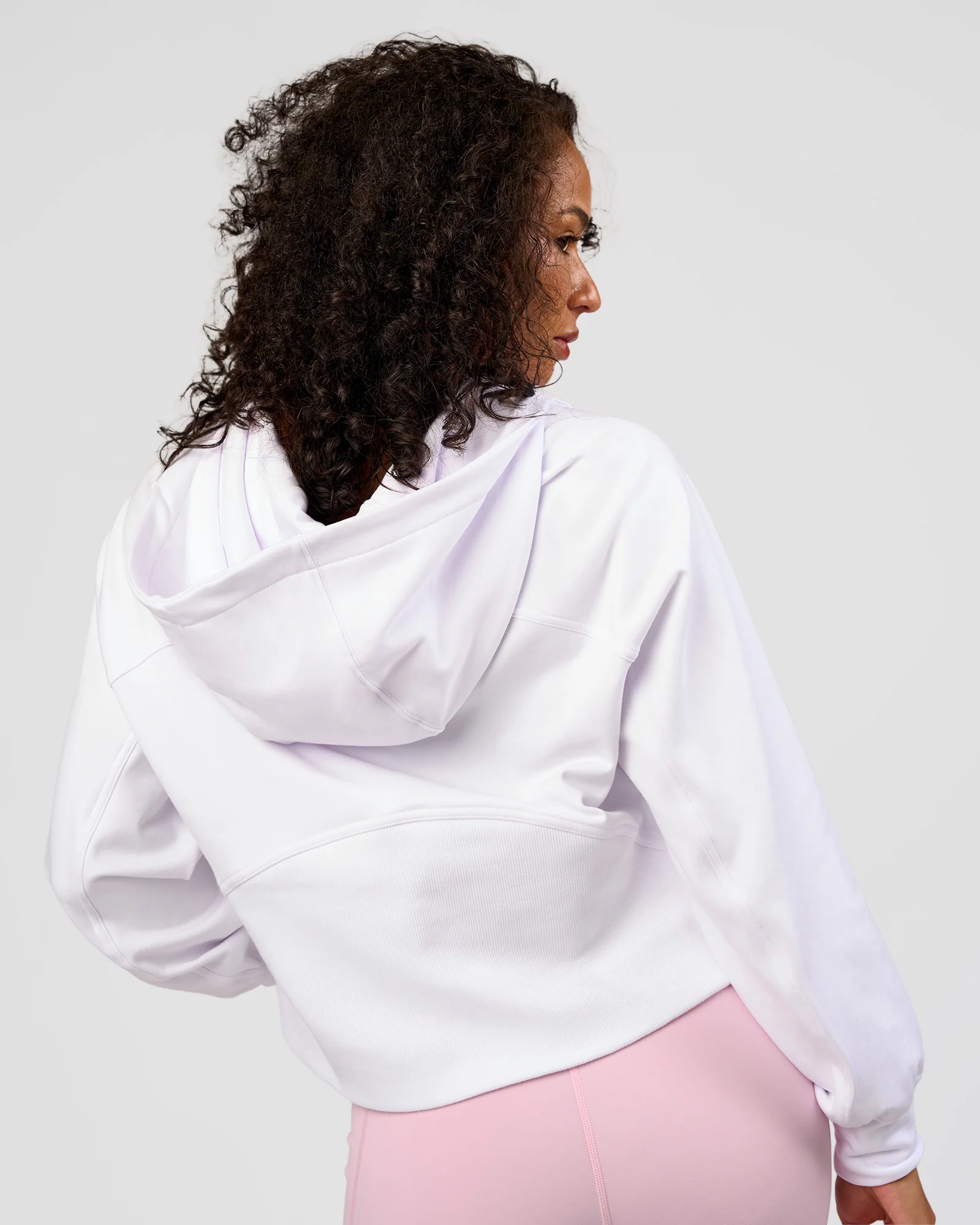 Pursue Mid-Weight Hoodie - White - Image 4