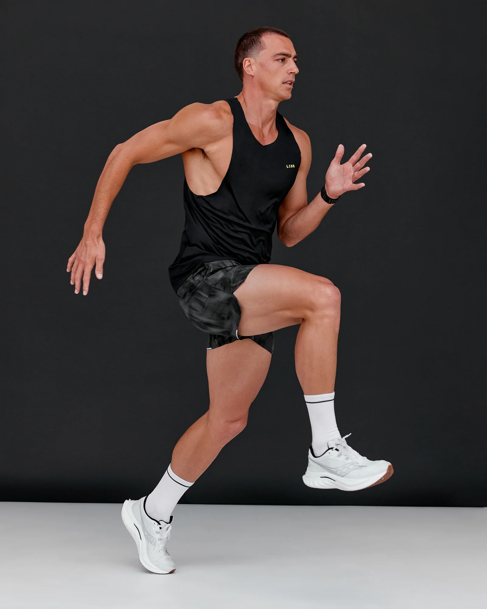 Race Day Tank - Black-Yellow Fizz - Image 2