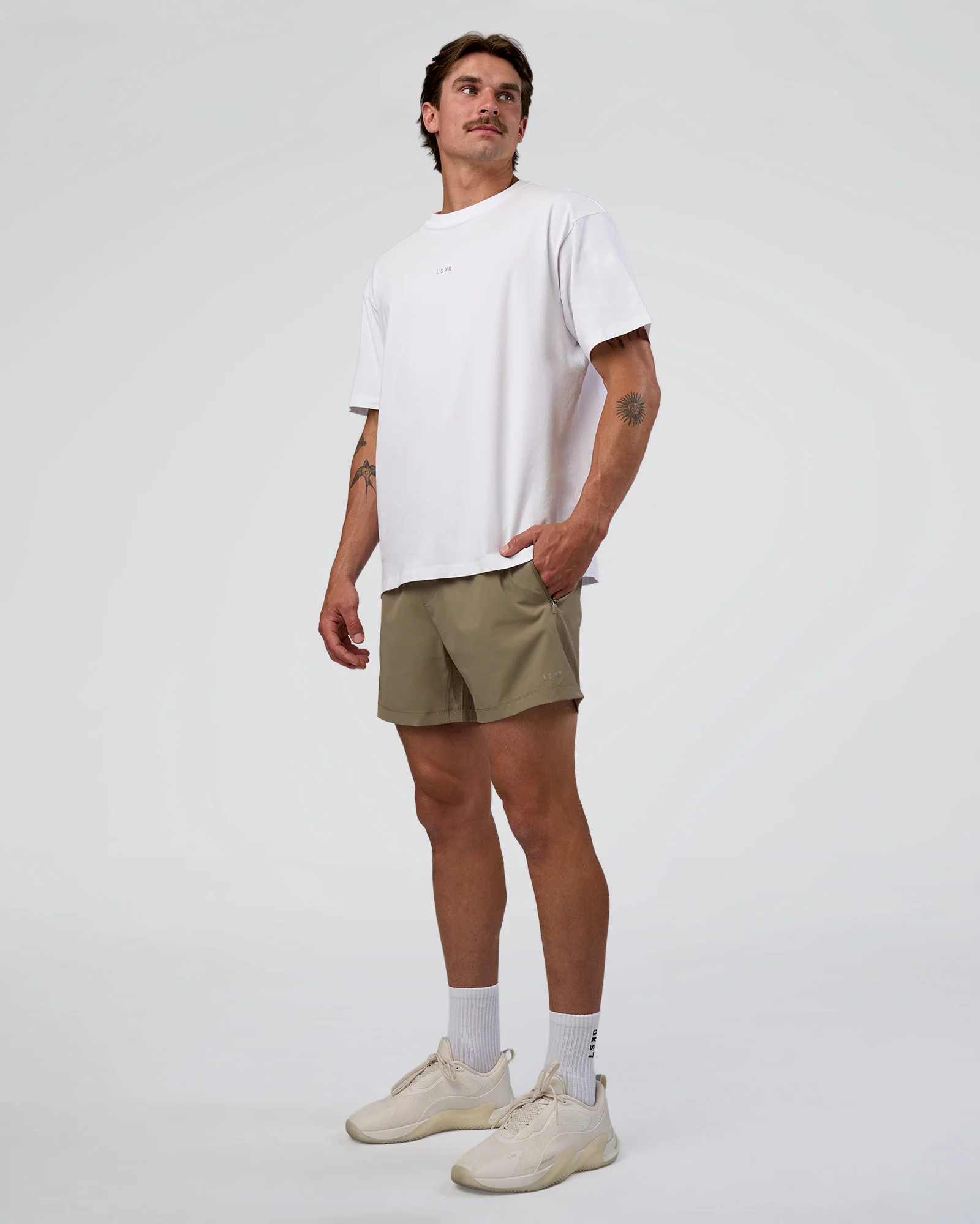 Rep 5" Performance Short - Greige - Image 5