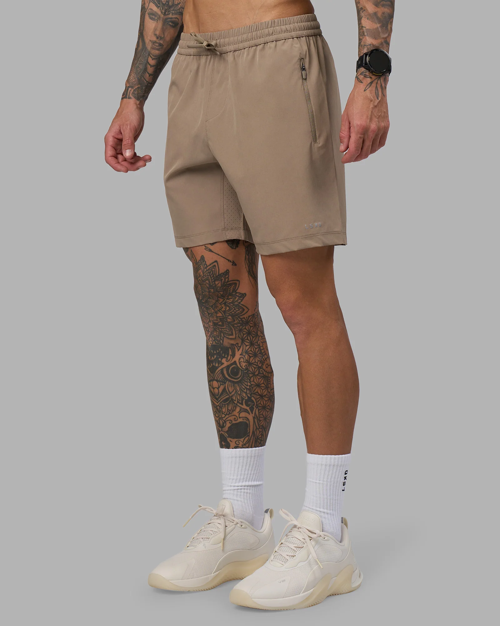 Rep 7'' Performance Short - Greige - Image 5