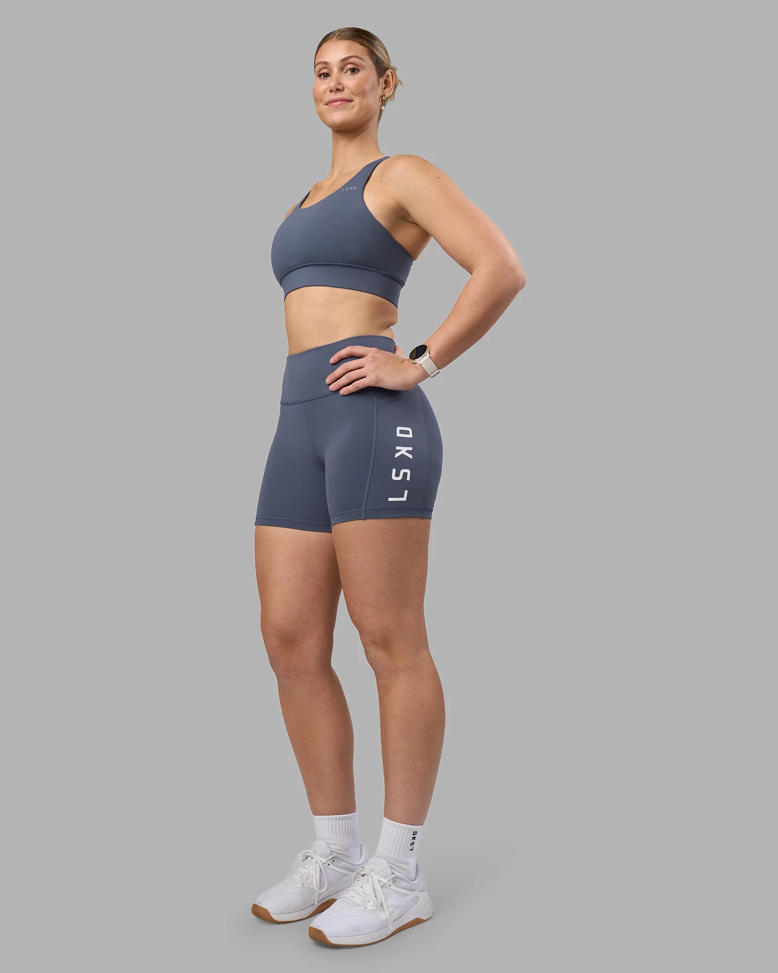 Rep Ultra High-Rise 4" Short Pockets - Night Shadow-White - Image 2