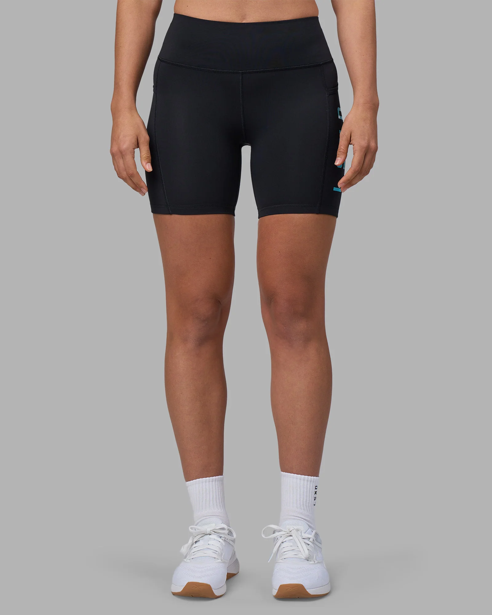 Rep Ultra High-Rise 6" Short Pockets - Black-Blue Atoll - Image 8