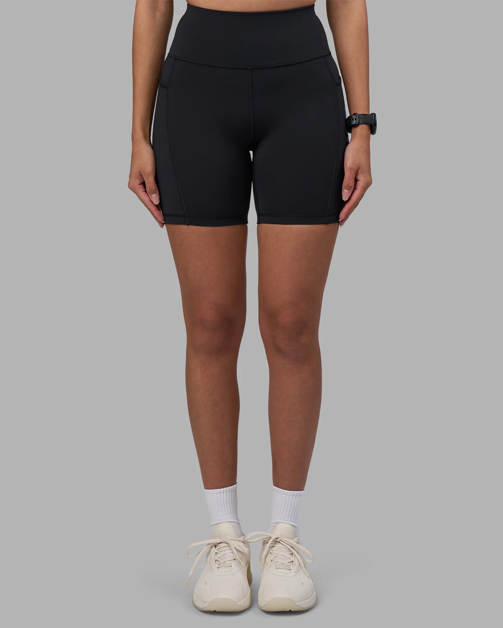 Rep Ultra High-Rise 6" Short Pockets - Black-Power Cobalt - Image 3