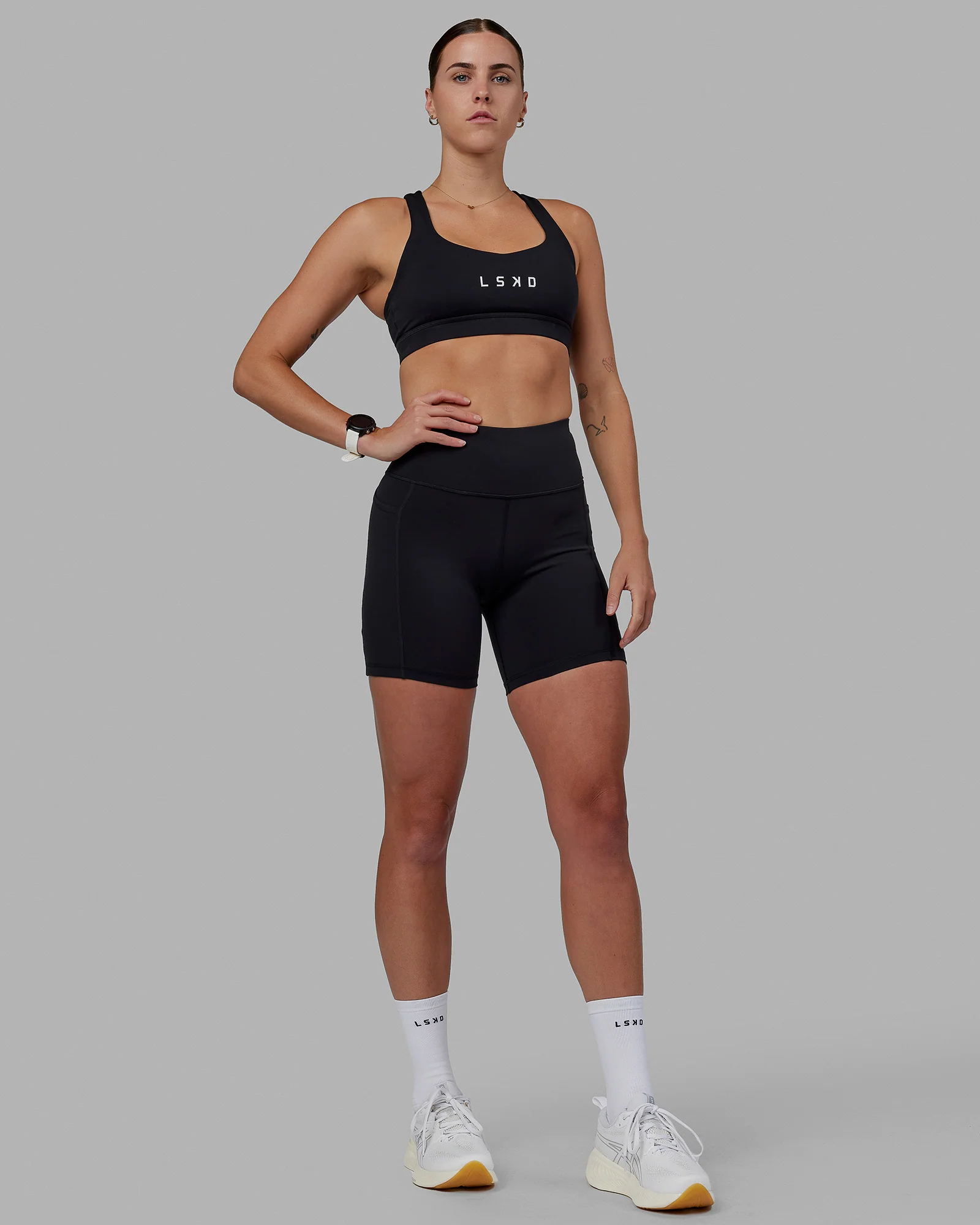 Rep Ultra High-Rise 6" Short Pockets - Black-White - Image 11