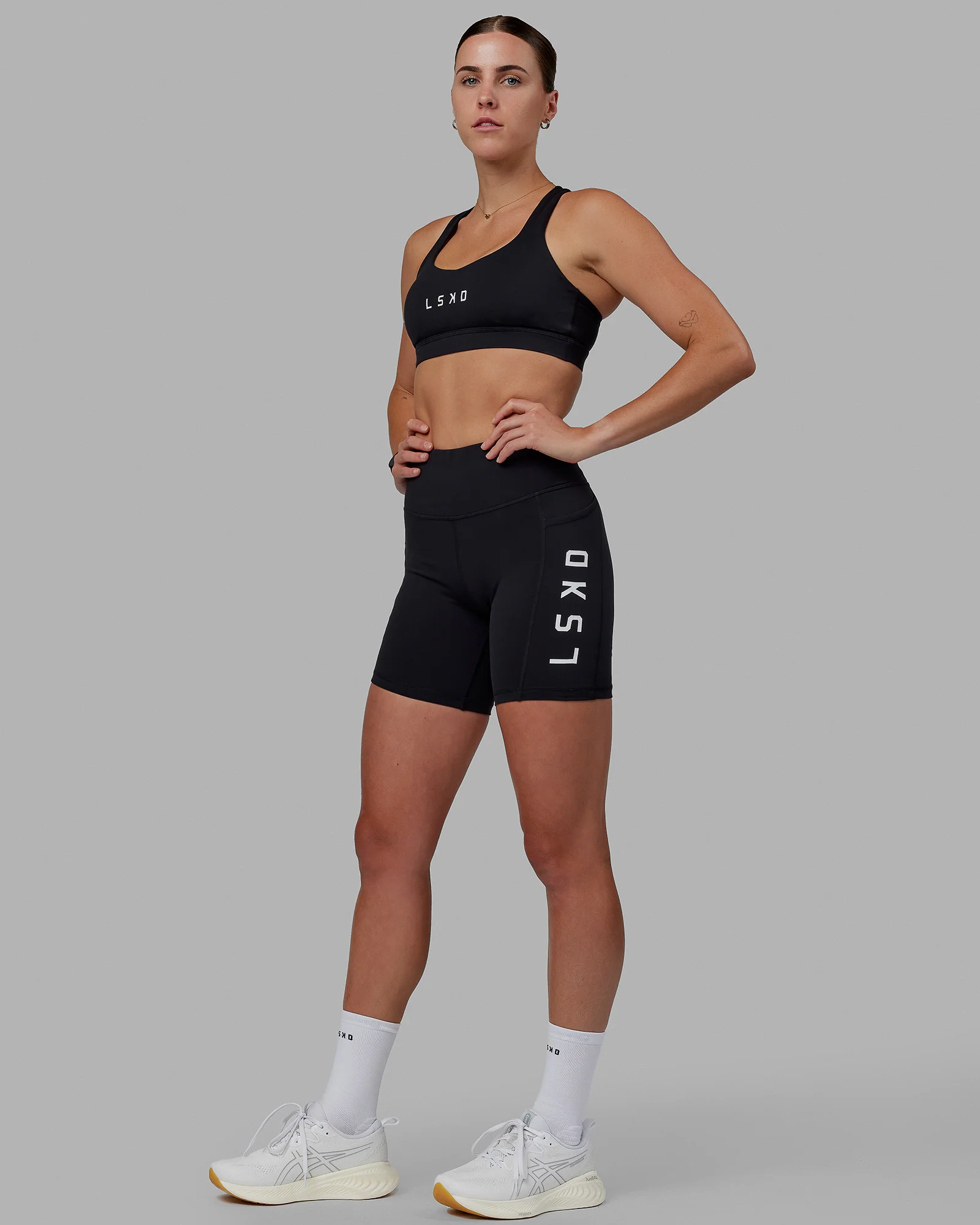 Rep Ultra High-Rise 6" Short Pockets - Black-White - Image 6