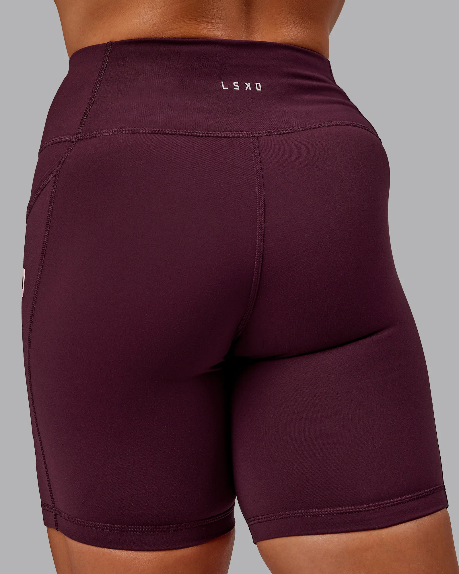 Rep Ultra High-Rise 6" Short Pockets - Cherry Lacquer-Marshmallow - Image 8