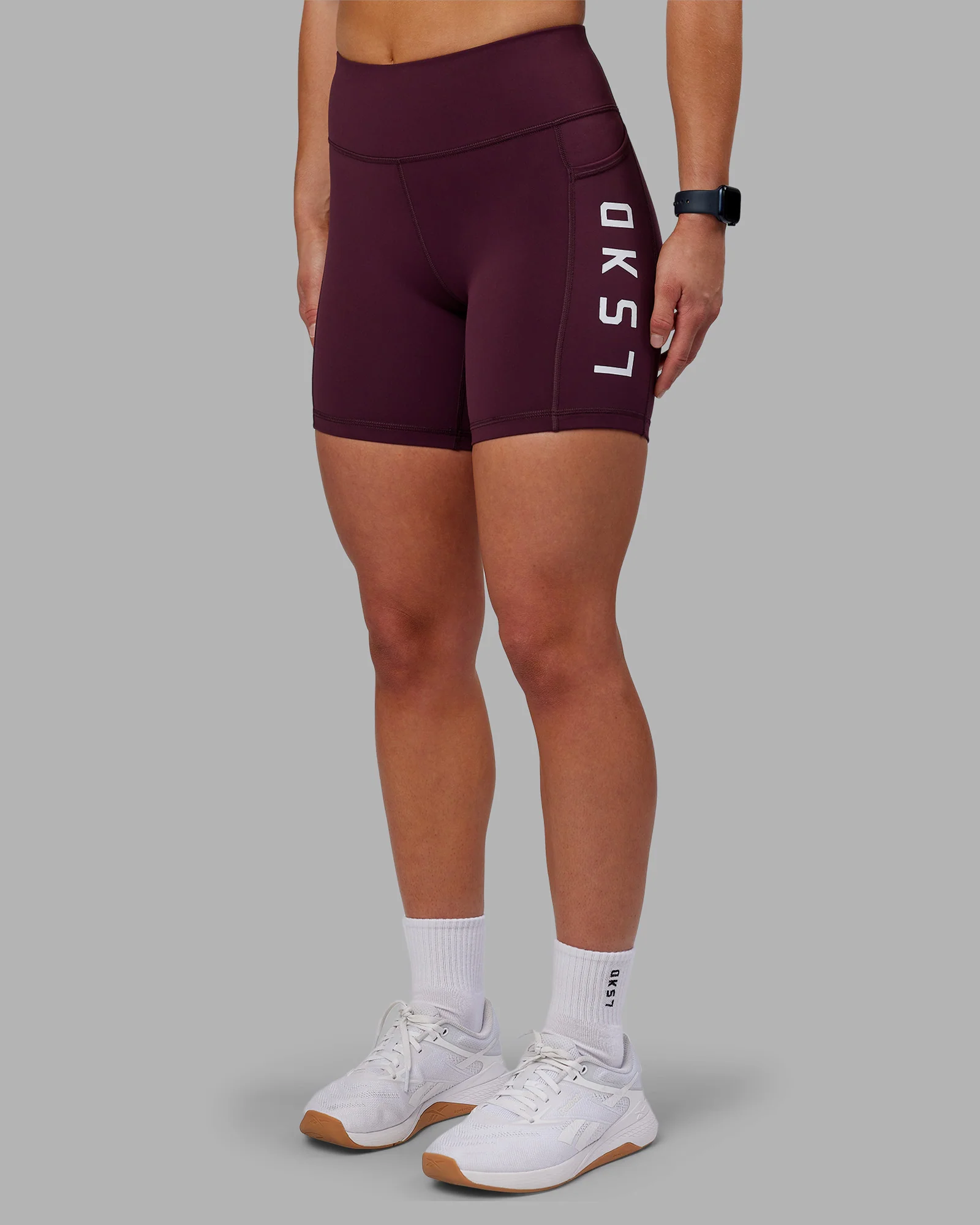 Rep Ultra High-Rise 6" Short Pockets - Cherry Lacquer-White - Image 2