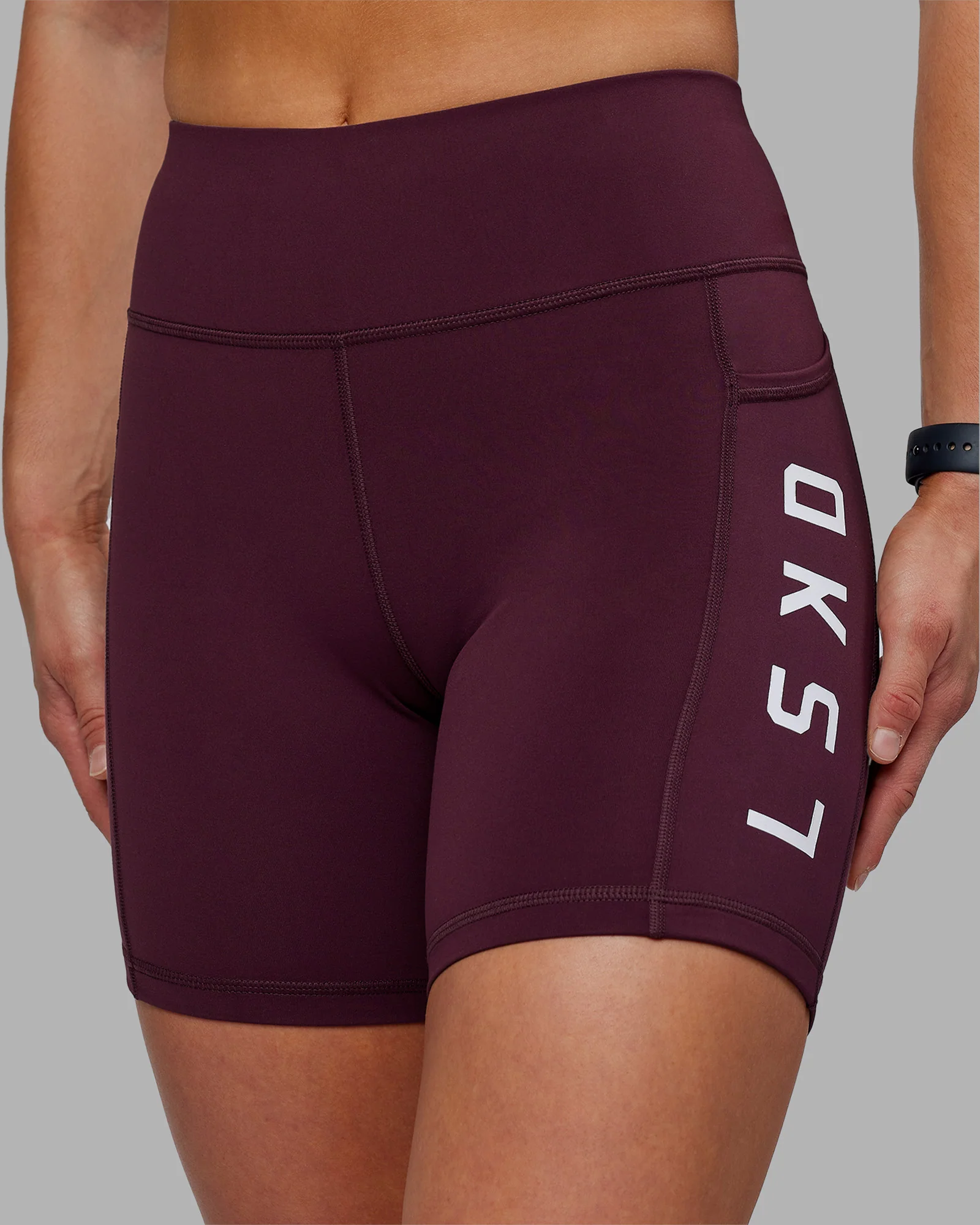 Rep Ultra High-Rise 6" Short Pockets - Cherry Lacquer-White - Image 8