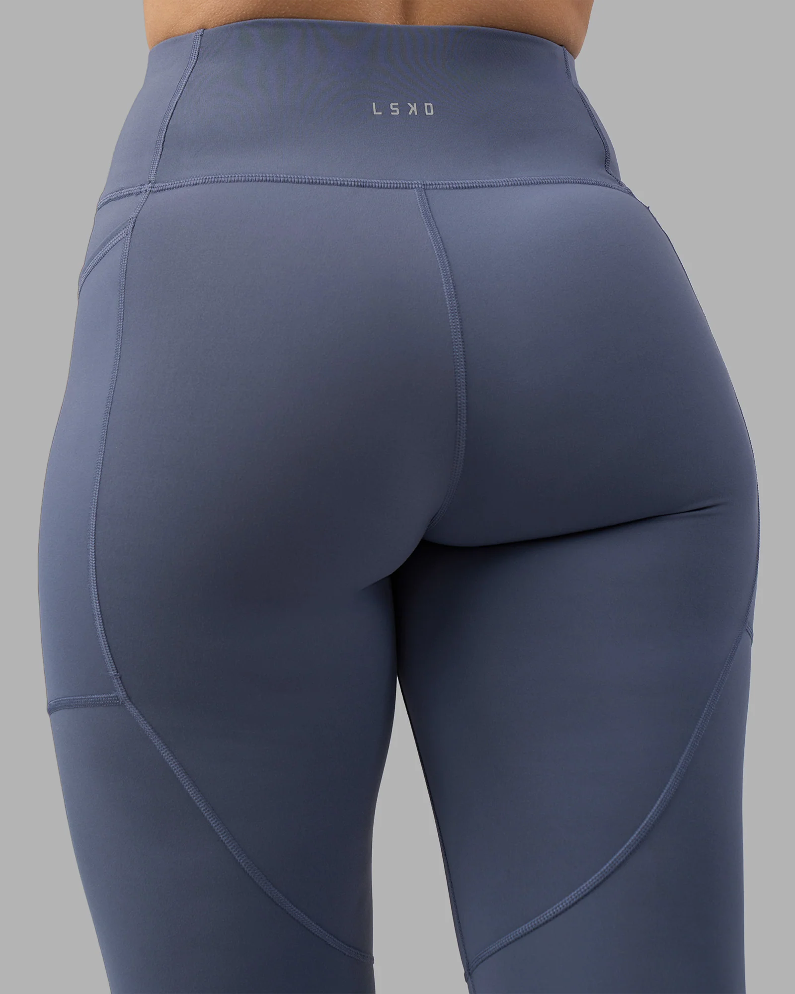 Rep Ultra High-Rise 7/8 Legging Pockets - Night Shadow-White - Image 7
