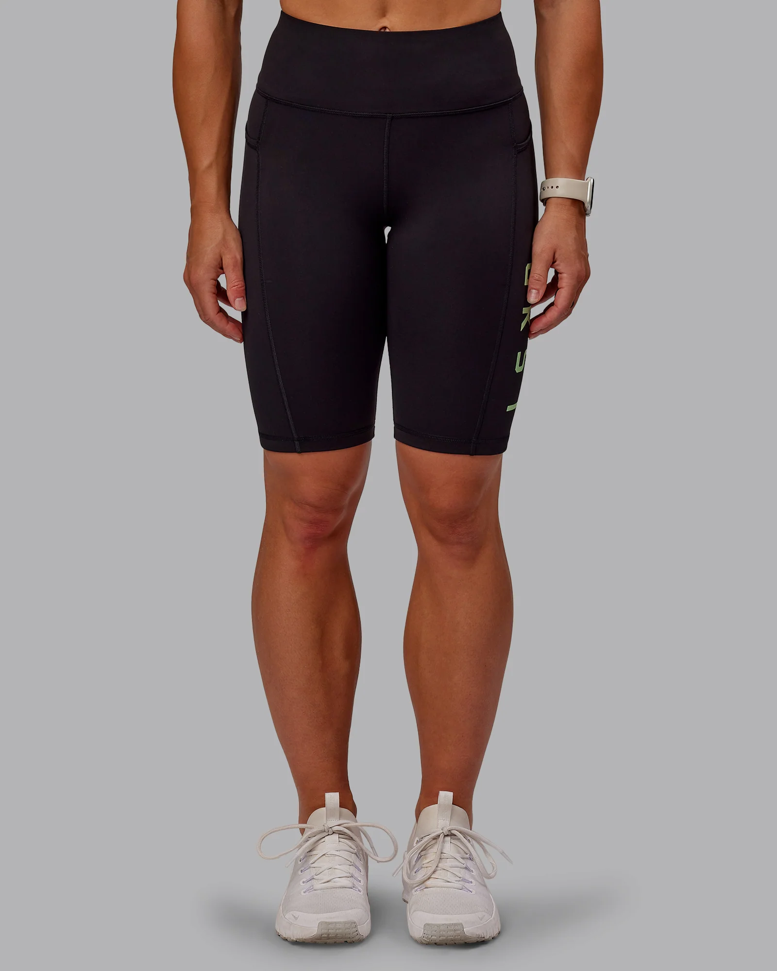 Rep Ultra High-Rise 9" Short Pockets - Black-Surreal Green - Image 3