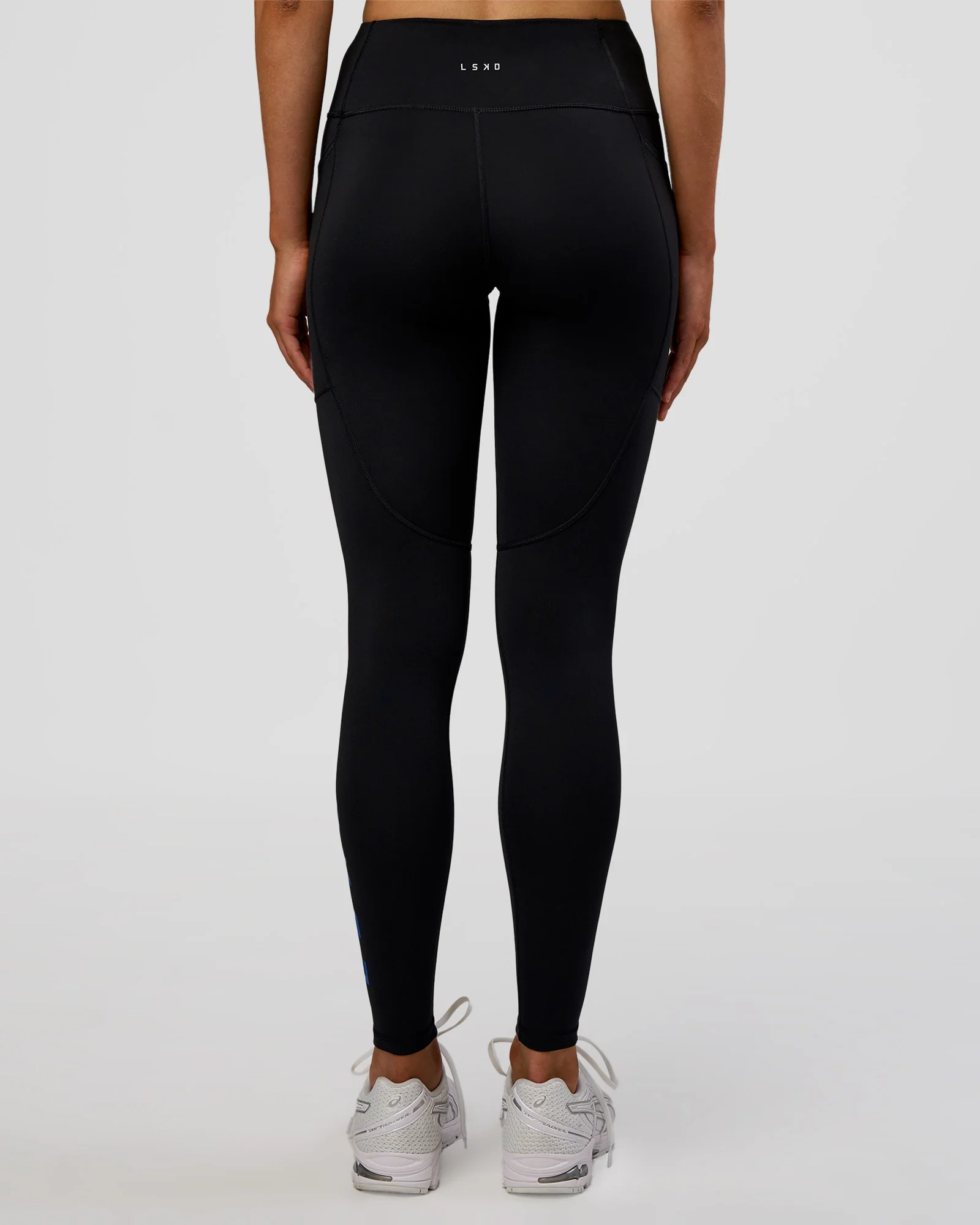 Rep Ultra High-Rise Full Length Legging Pockets - Black-Electric Indigo - Image 3