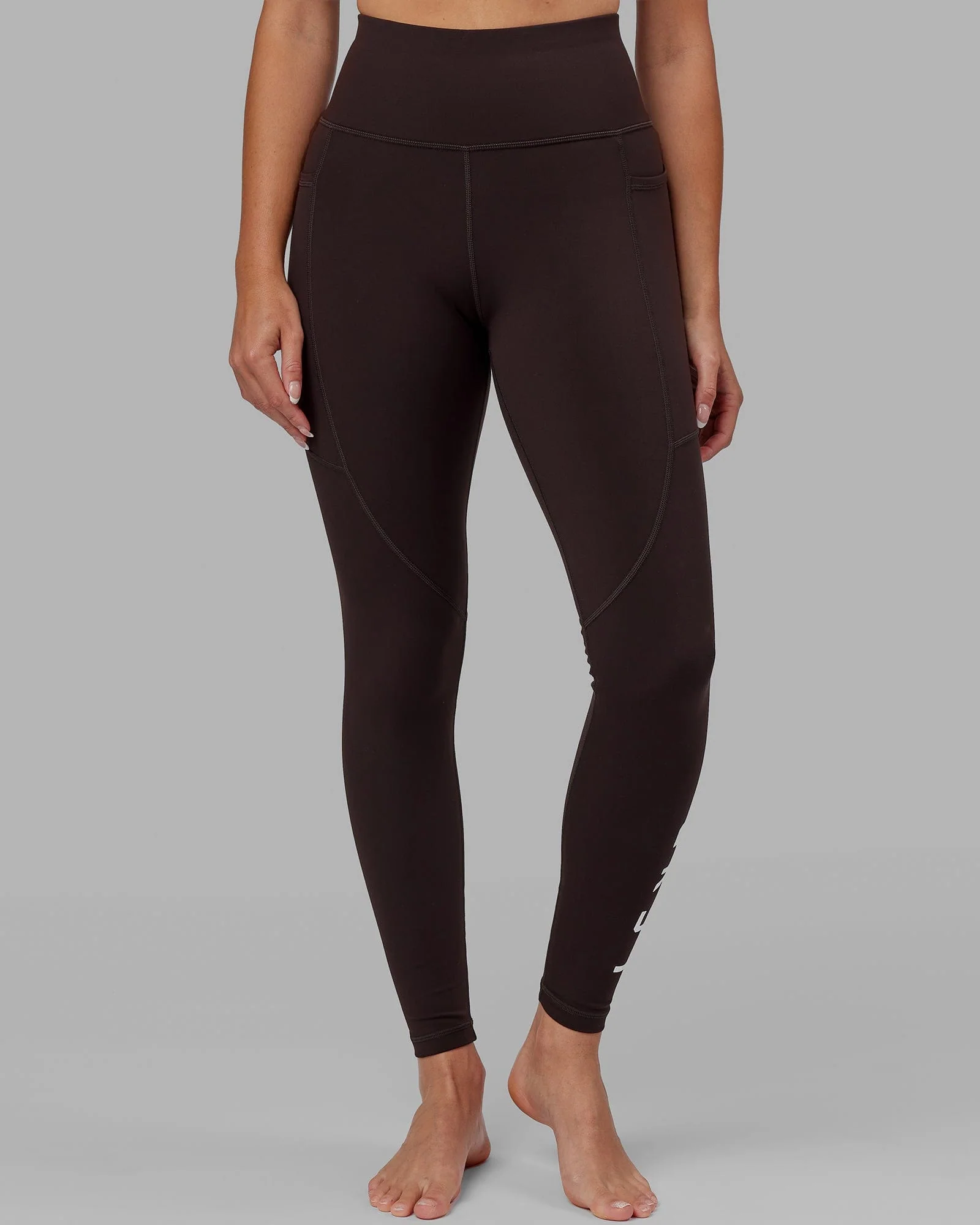 Rep Ultra High-Rise Full Length Legging Pockets - Dark Walnut - Image 8