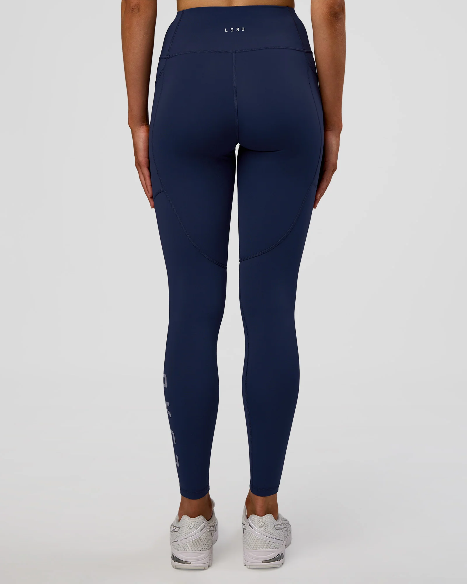 Rep Ultra High-Rise Full Length Legging Pockets - Future Navy-White - Image 5