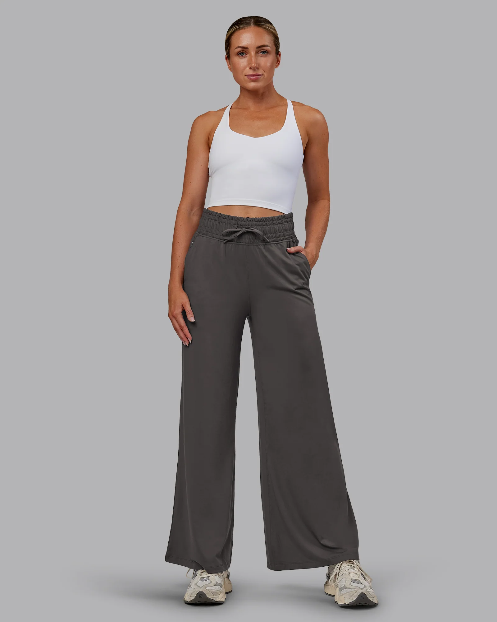 Restore CloudFLX Wide Leg Pant - Dark Storm - Image 2