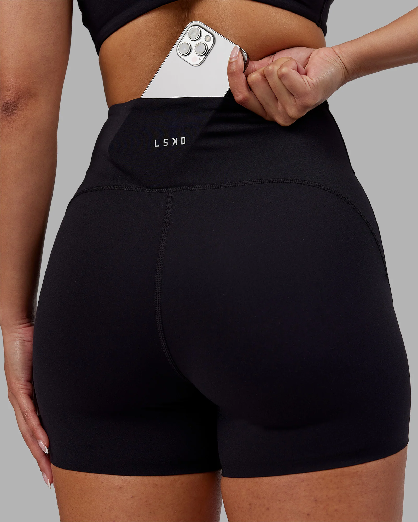 Rhythm Elixir Ultra High-Rise 4" Short - Black - Image 5