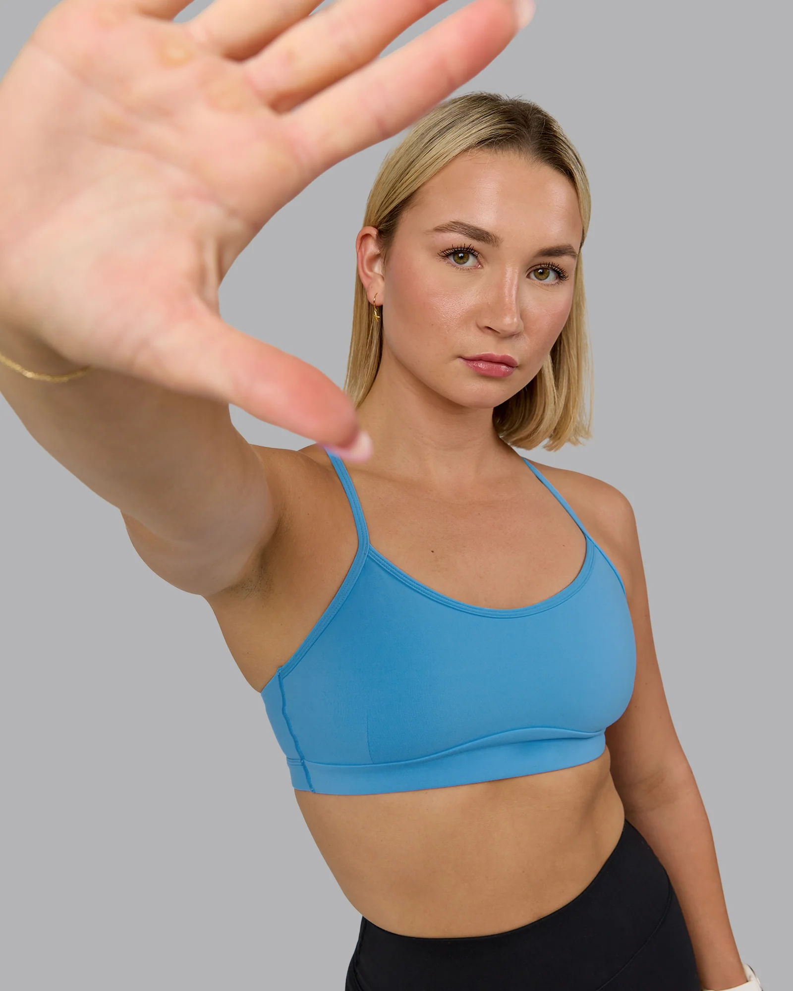 Rush Sports Bra - Azure Blue - Image 3