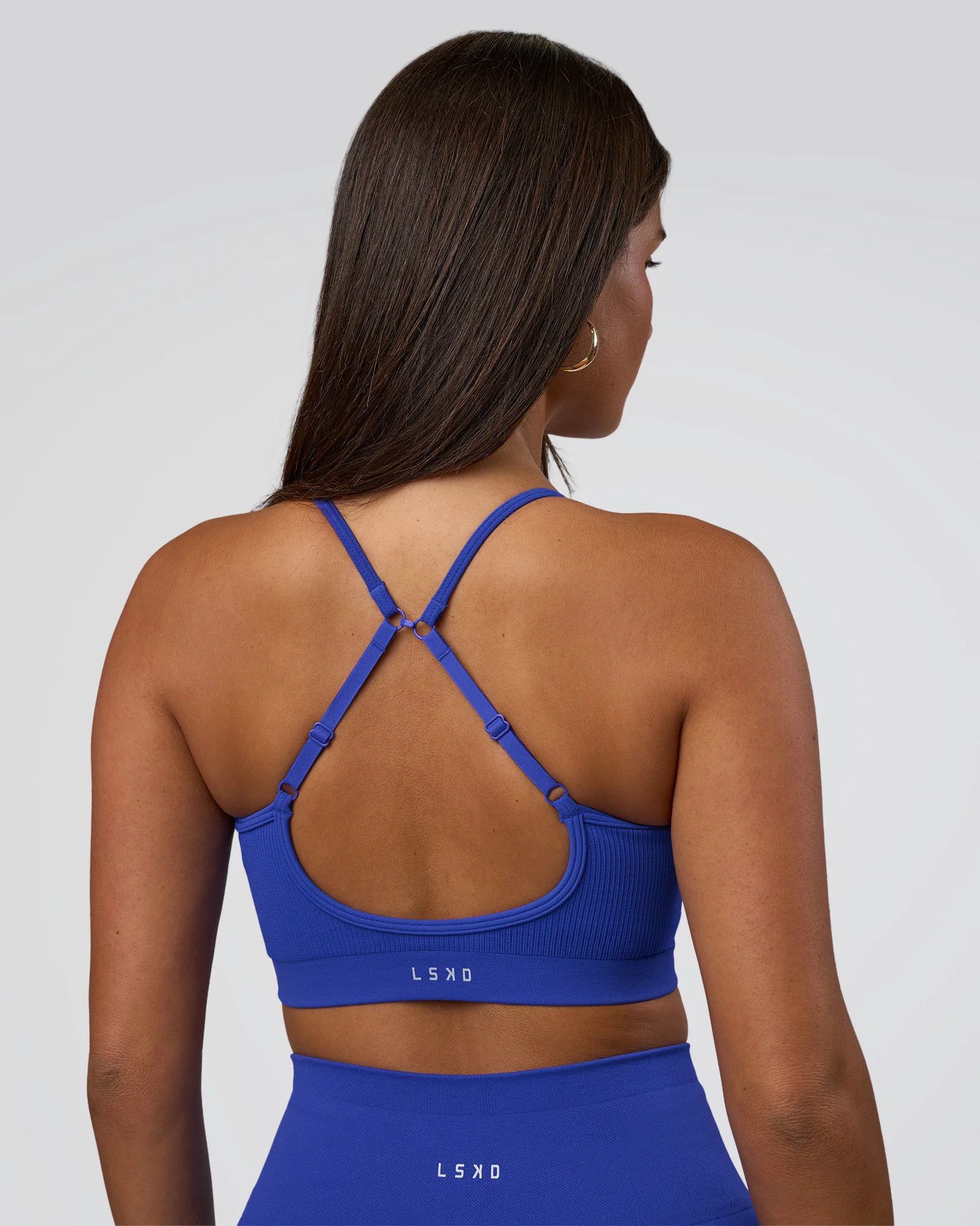 Spark Seamless Sports Bra - Power Cobalt - Image 2