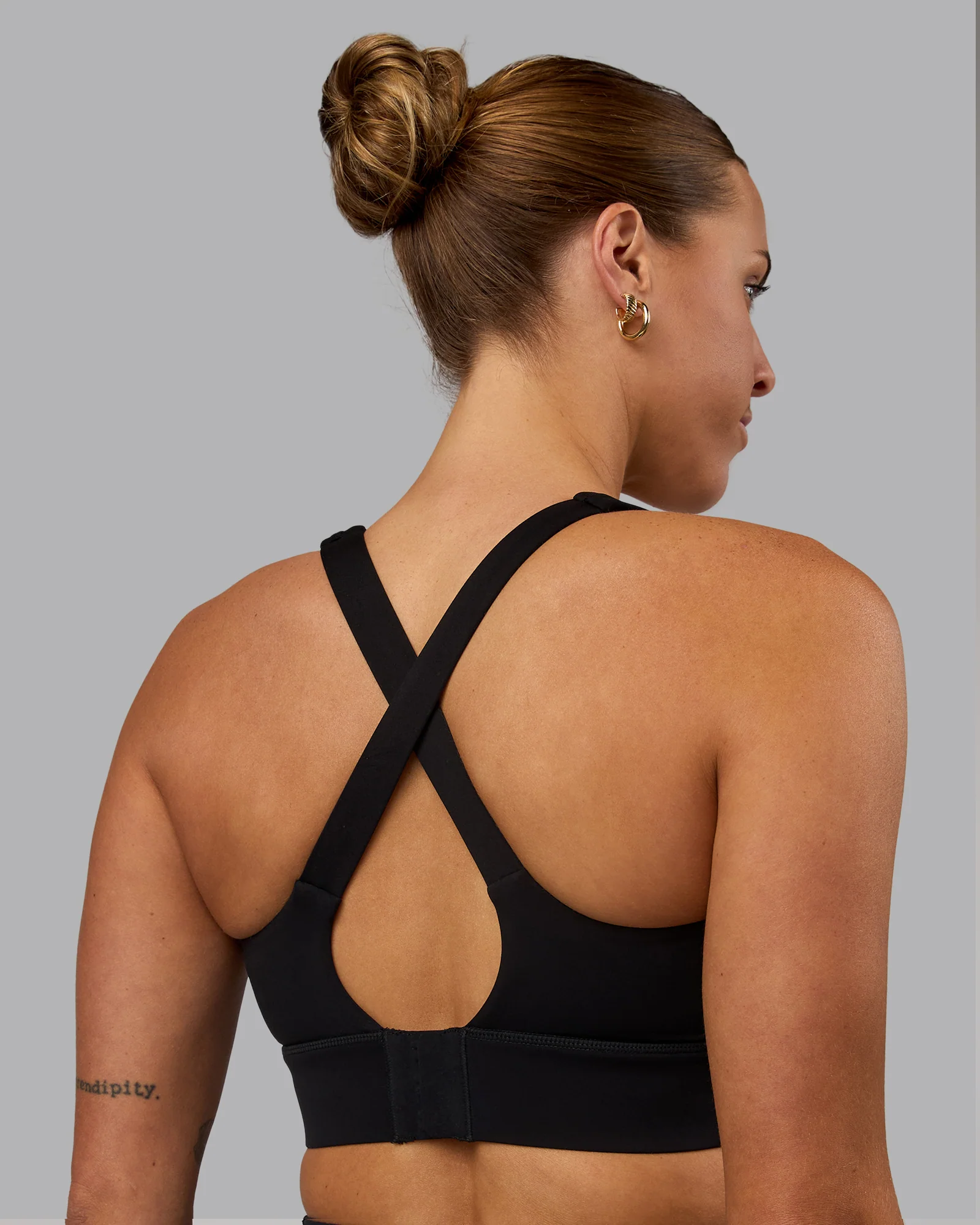Sculpt Sports Bra - Black - Image 2