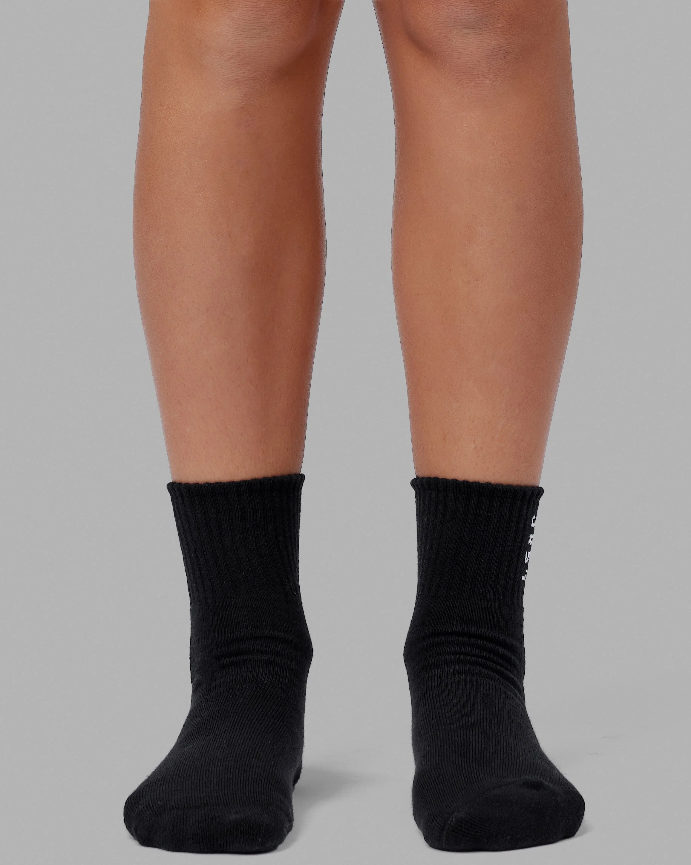Signal Quarter Socks 3 Pack 2.0 - Black-White - Image 3