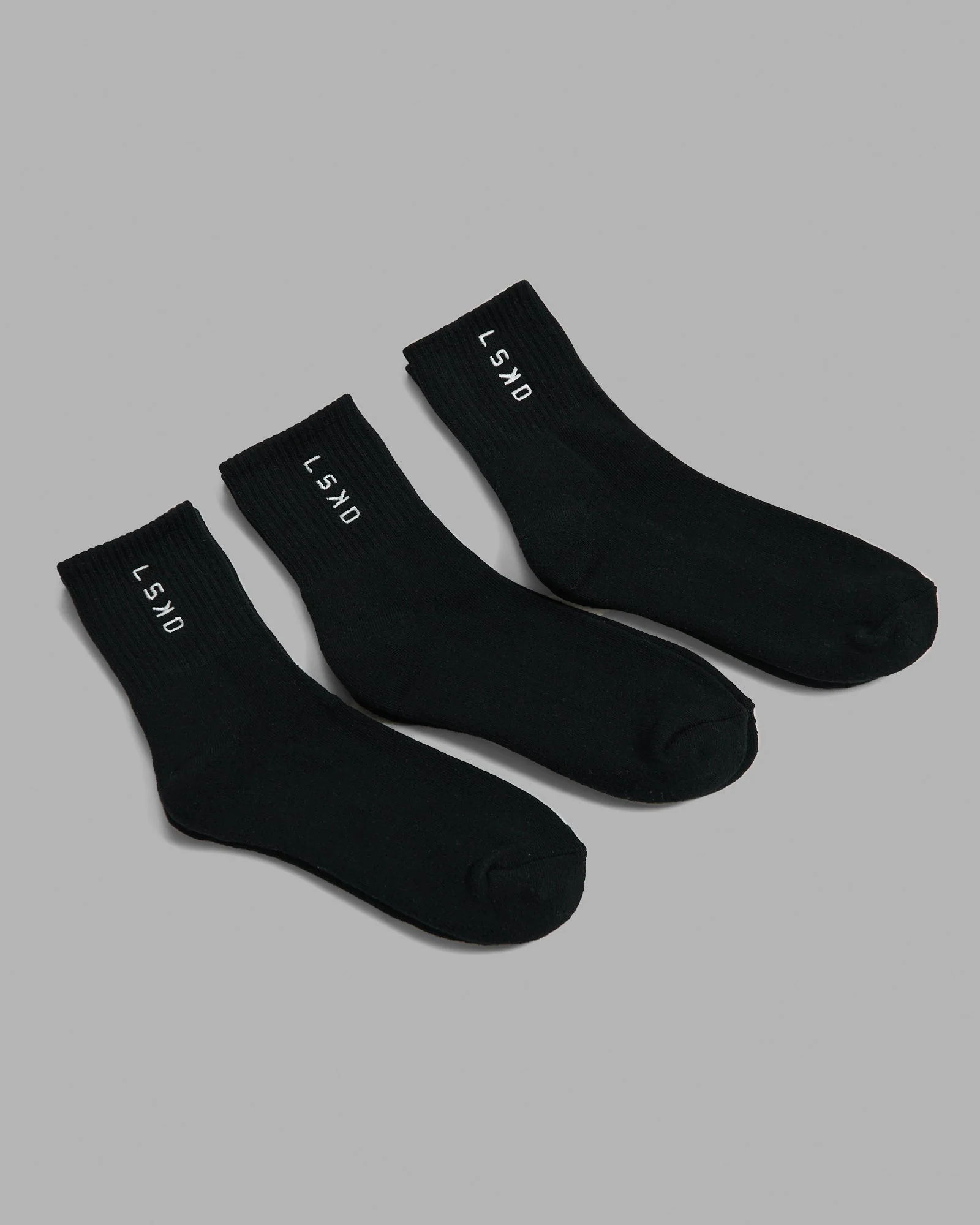 Signal Quarter Socks 3 Pack - Black-White - Image 5