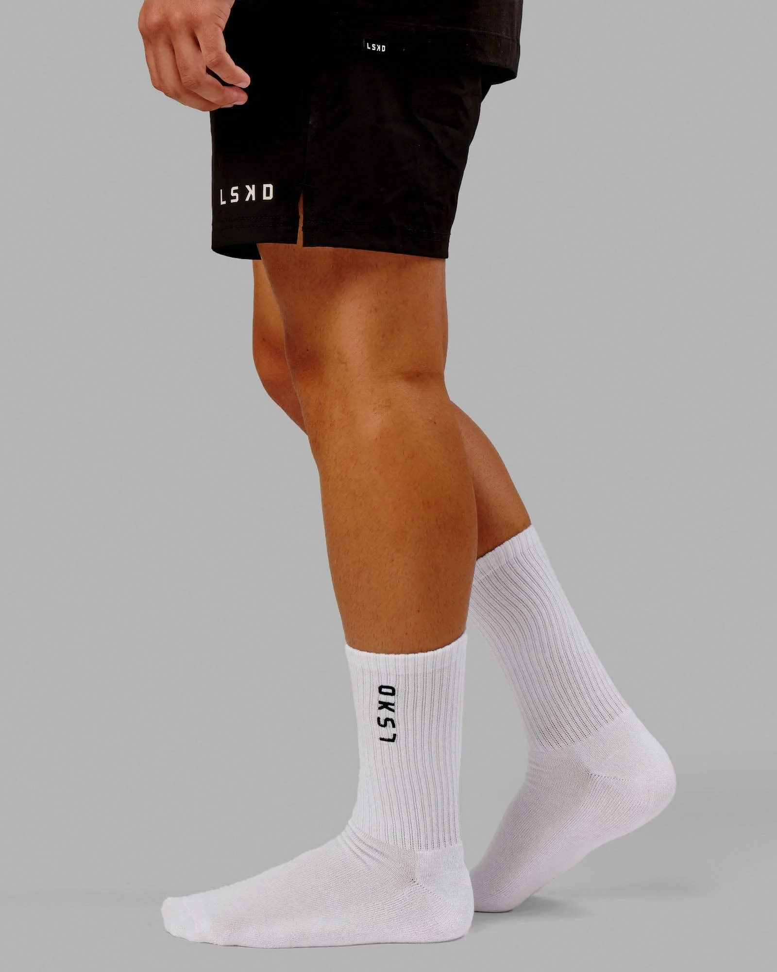 Signal Crew Socks 3 Pack 2.0 - White-Black - Image 3
