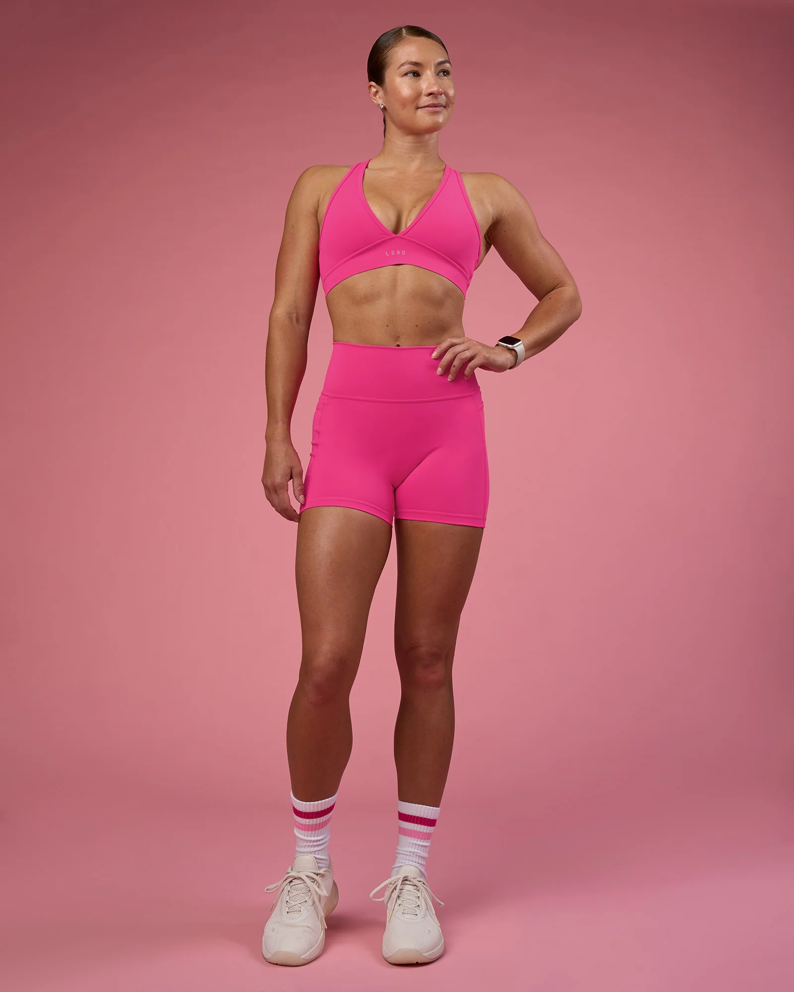 Stamina Rise Sports Bra - Ultra Pink - Image 4