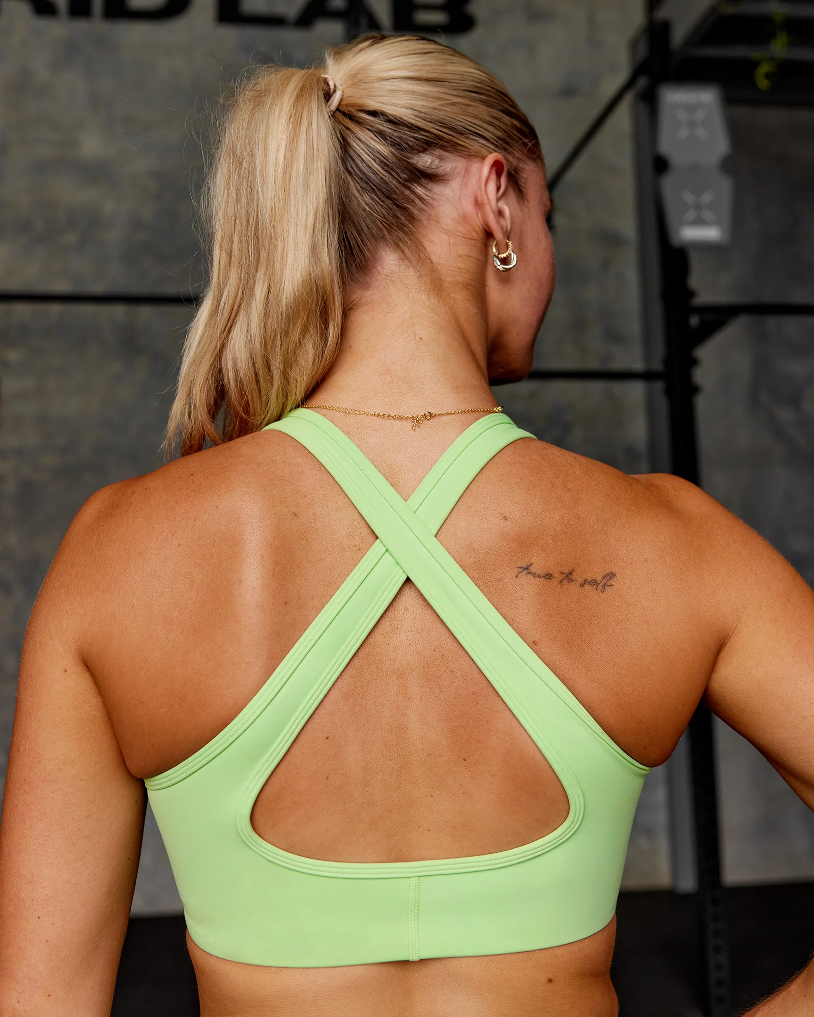 Stamina Sports Bra - Solar Lime - Image 2