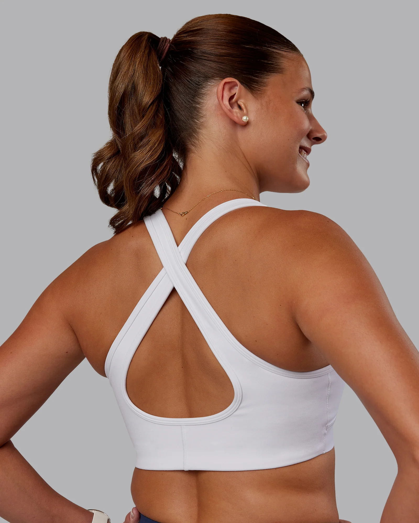 Stamina Sports Bra - White - Image 2