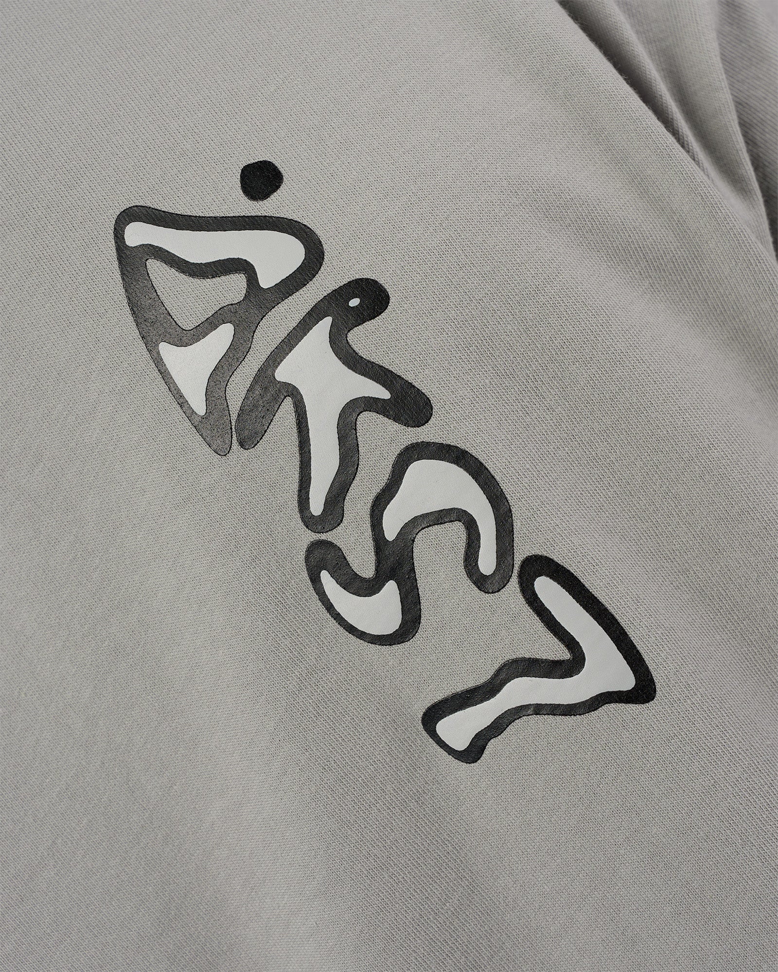 Static Grit Heavyweight Oversized Tee - Alloy-Black - Image 3