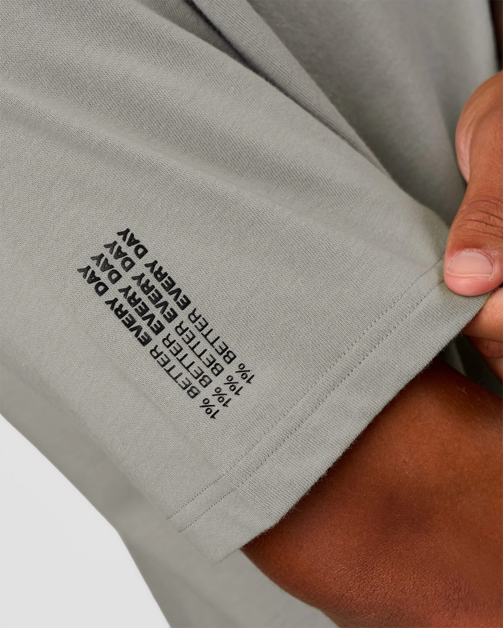 Static Grit Heavyweight Oversized Tee - Alloy-Black - Image 7