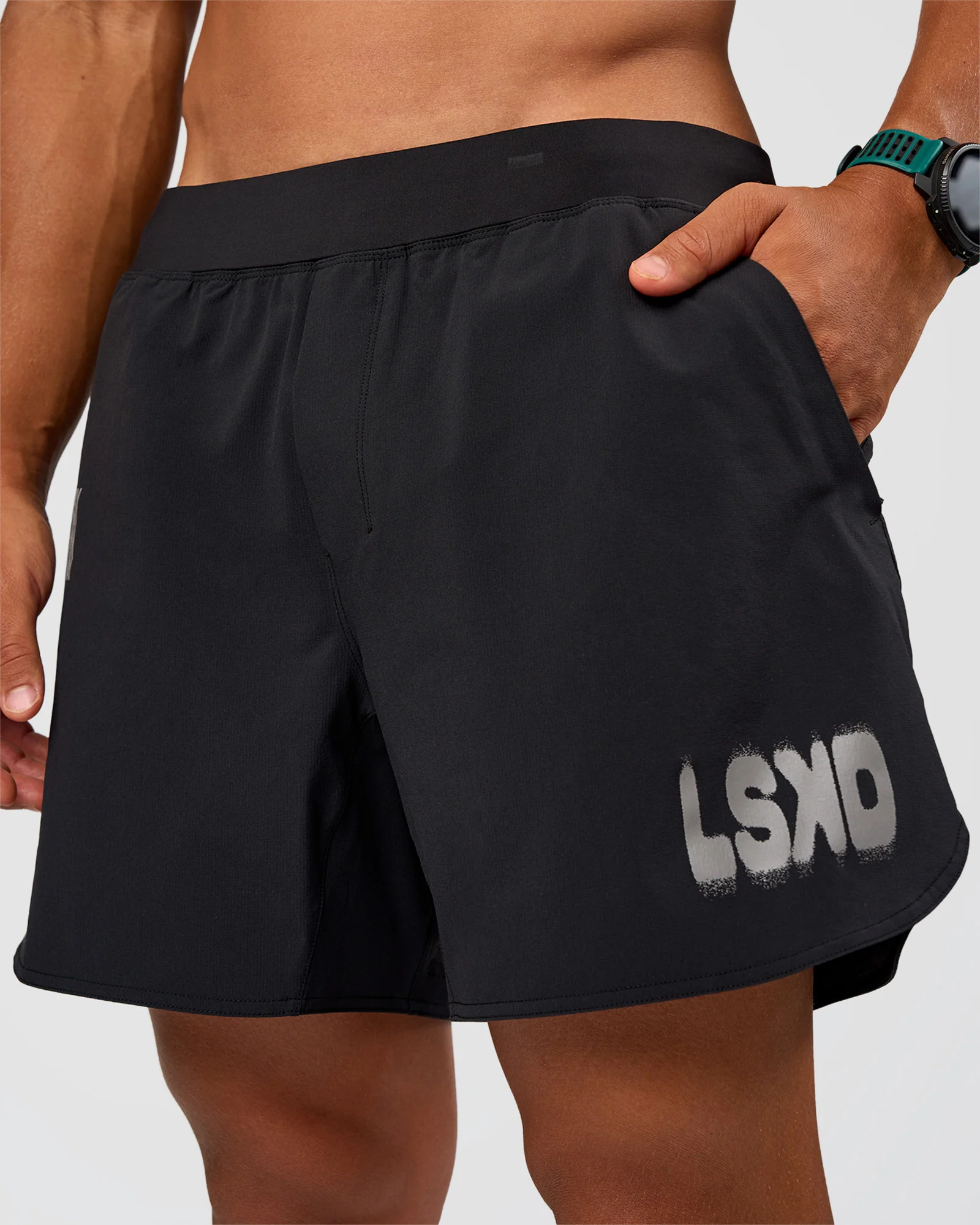 Static Grit Lift 6" Short - Black-Alloy - Image 11