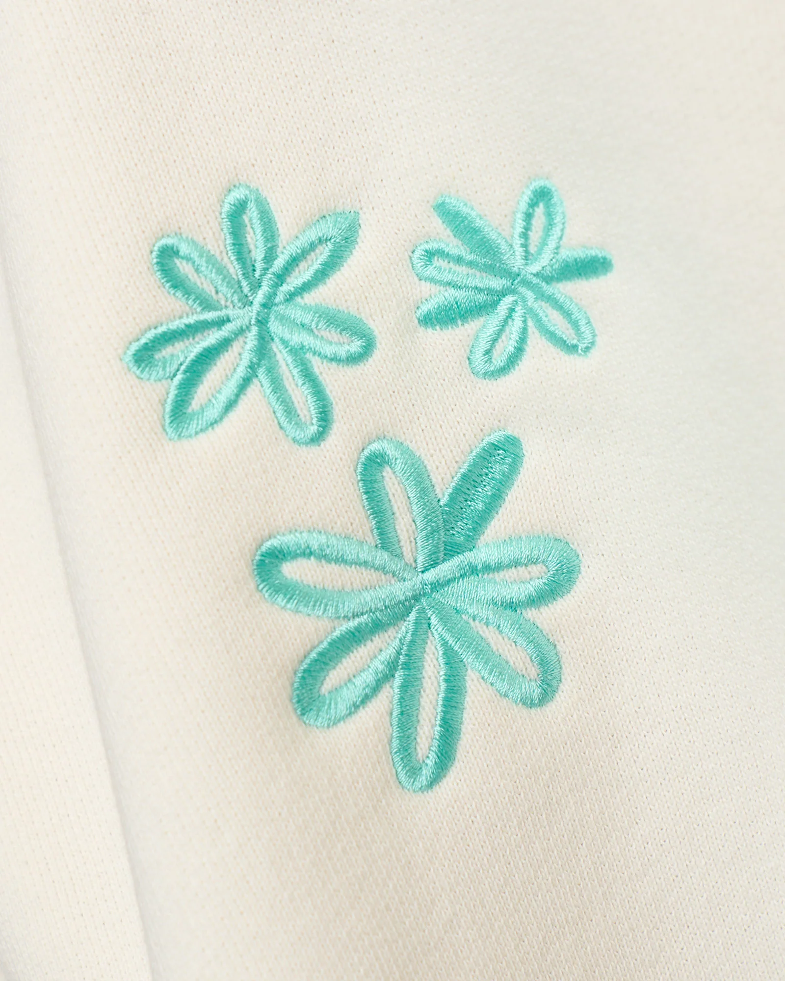 Sticker Unisex Ultra Heavyweight Oversized Hoodie - Off White-Jelly Mint - Image 5