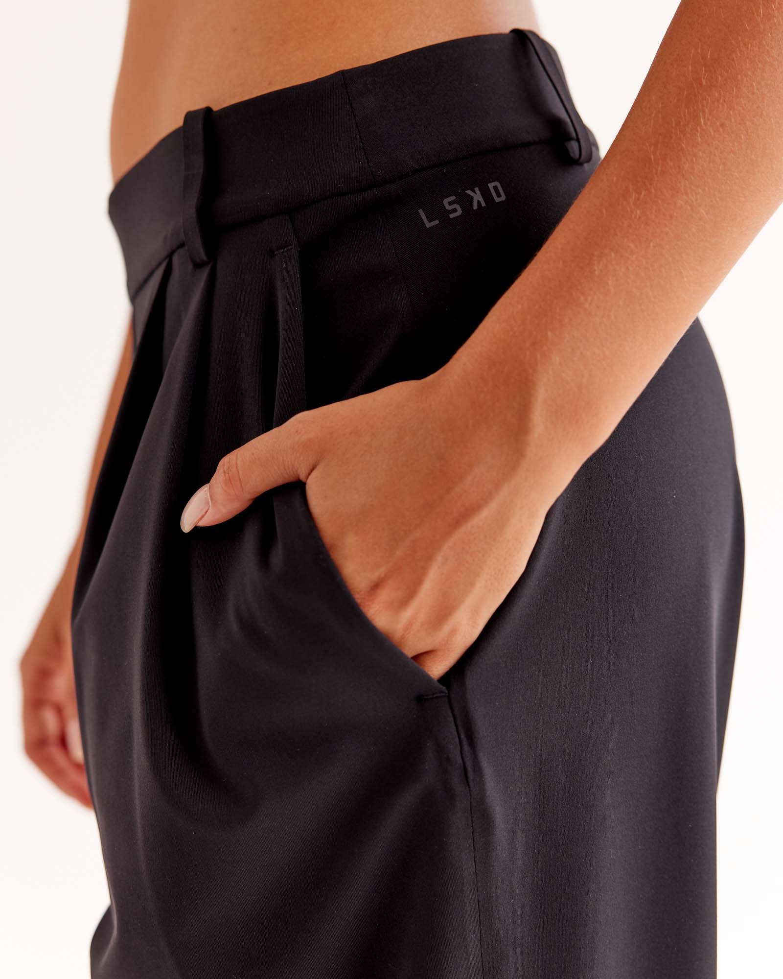 StretchShift Wide Leg Pant - Black - Image 3