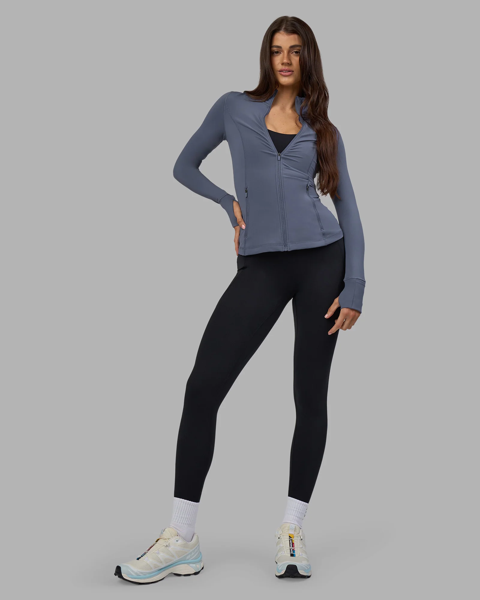 Stride Zip Through Jacket - Night Shadow - Image 4